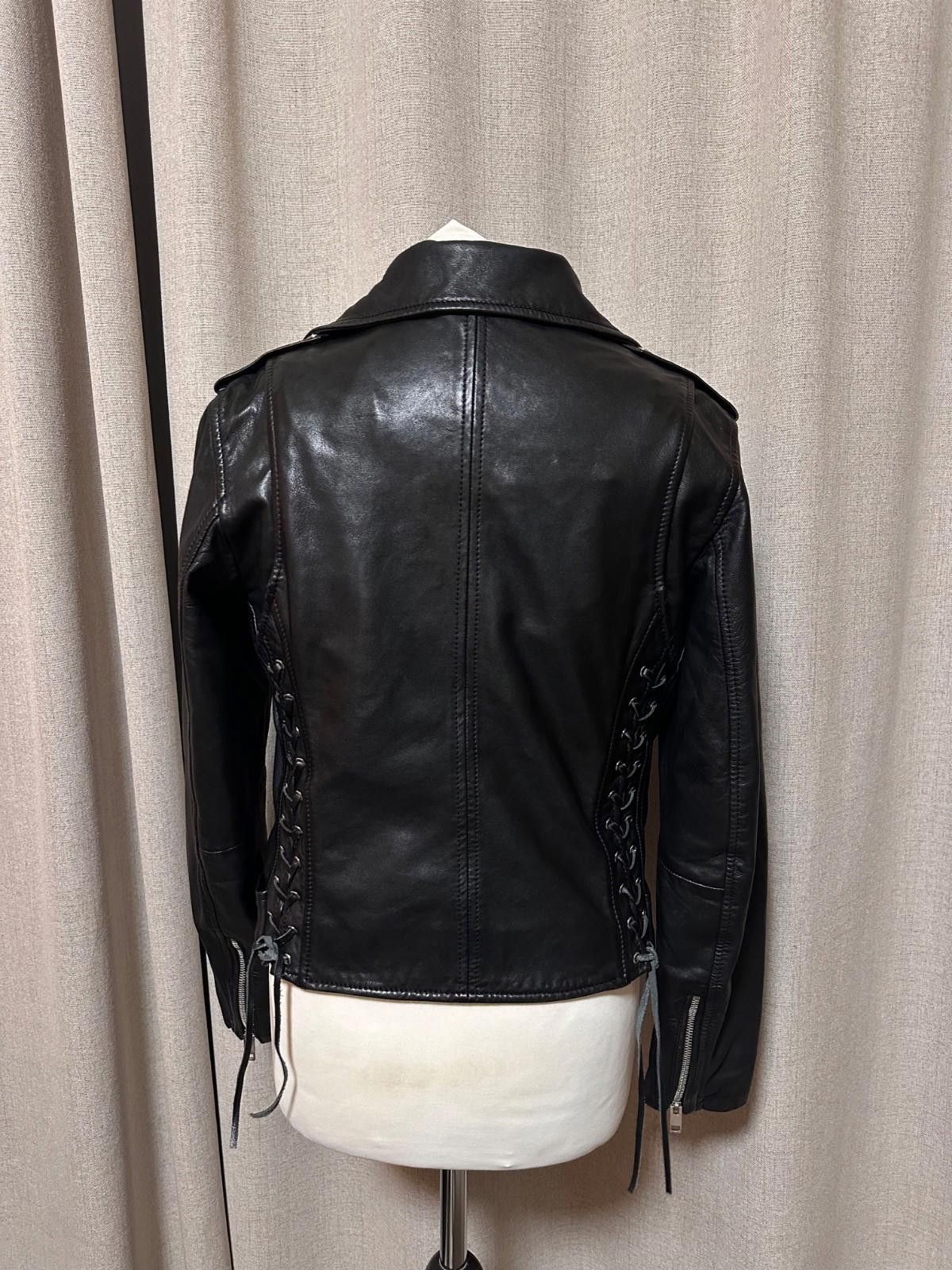 Diesel Diesel Women’s Leather Biker Jacket Black Size S Size S / US 4 / IT 40 - 5 Thumbnail