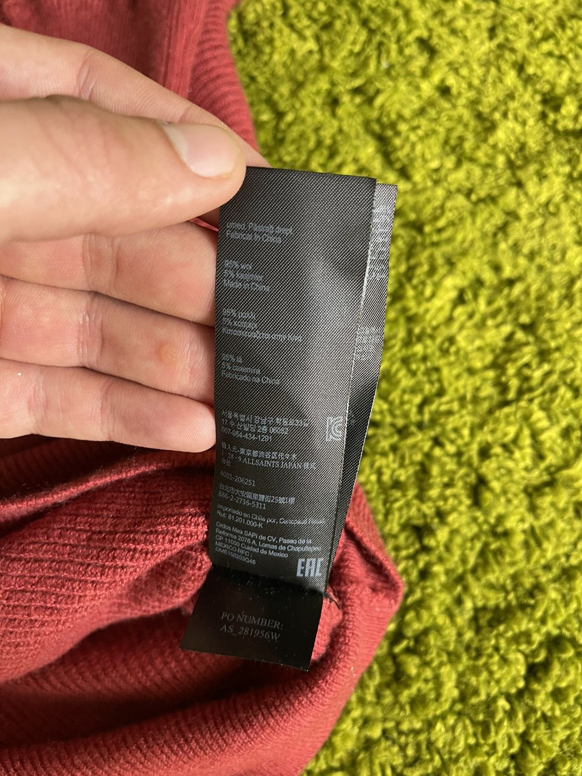 Allsaints AllSaints avant garde wool + cashmere poncho sweater Size XS / US 0-2 / IT 36-38 - 10 Thumbnail