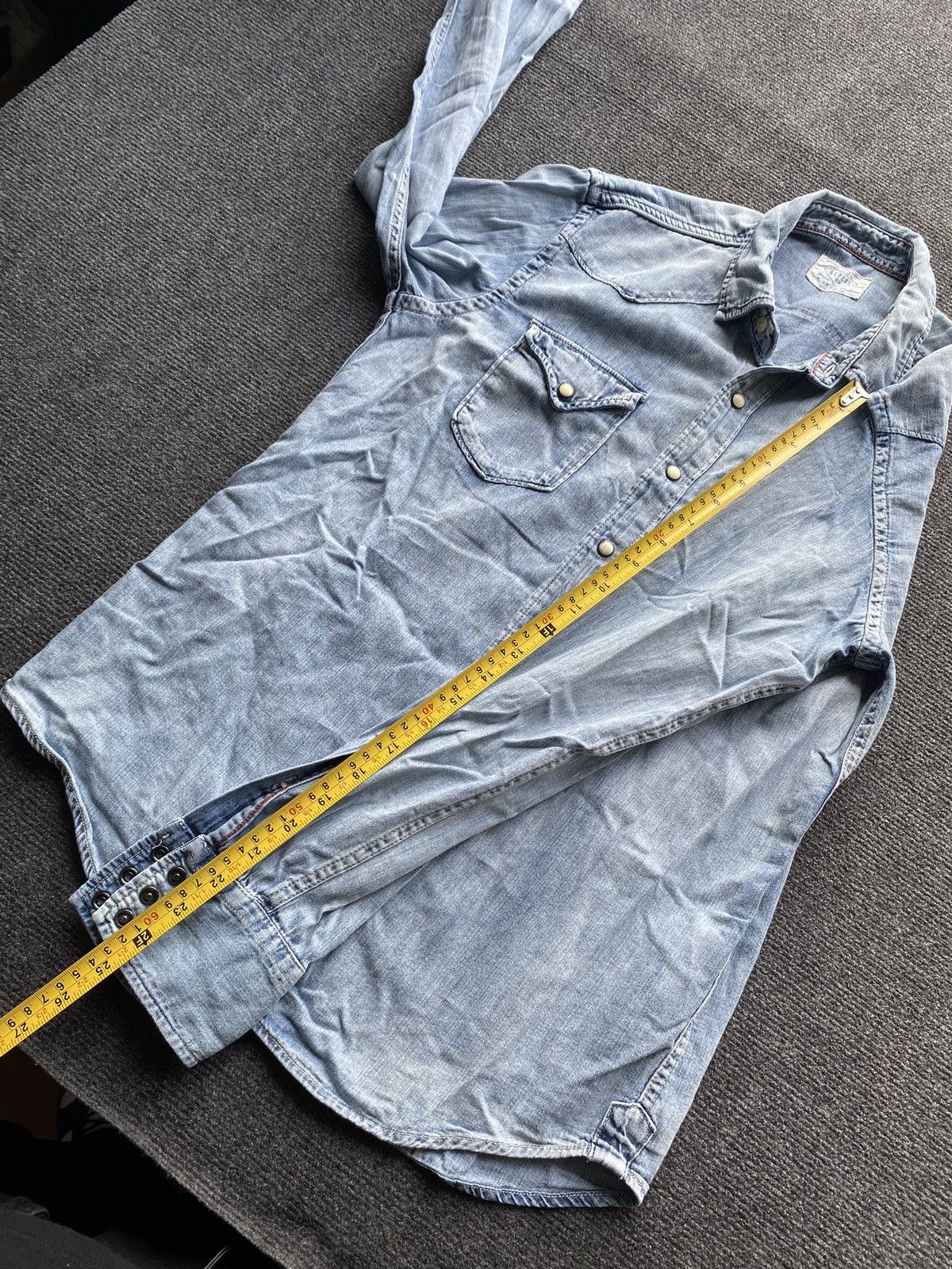 Replay 🔥Replay Punk Opium Blue mens faded shirt m Size US M / EU 48-50 / 2 - 11 Thumbnail