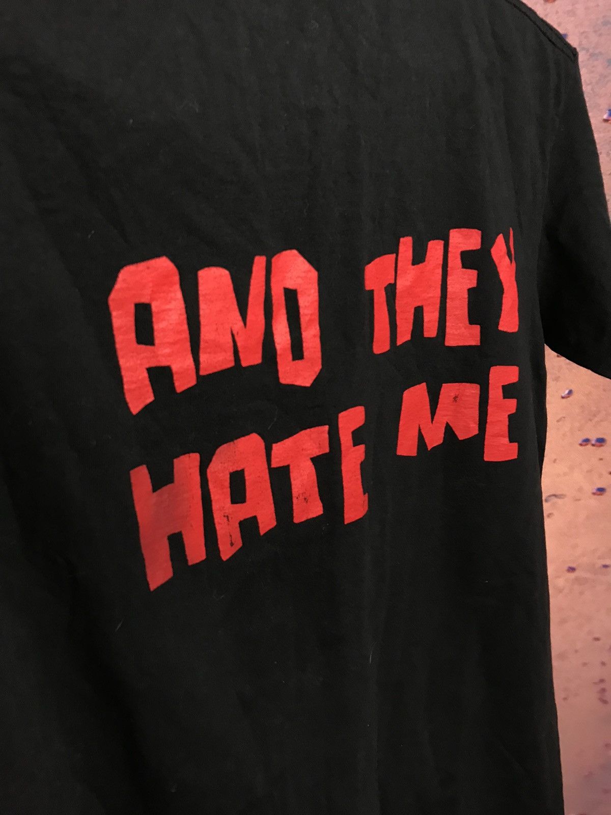 Band Tees × Vintage Vintage Anti-Nowhere League I hate people band rock tee Size US M / EU 48-50 / 2 - 5 Thumbnail