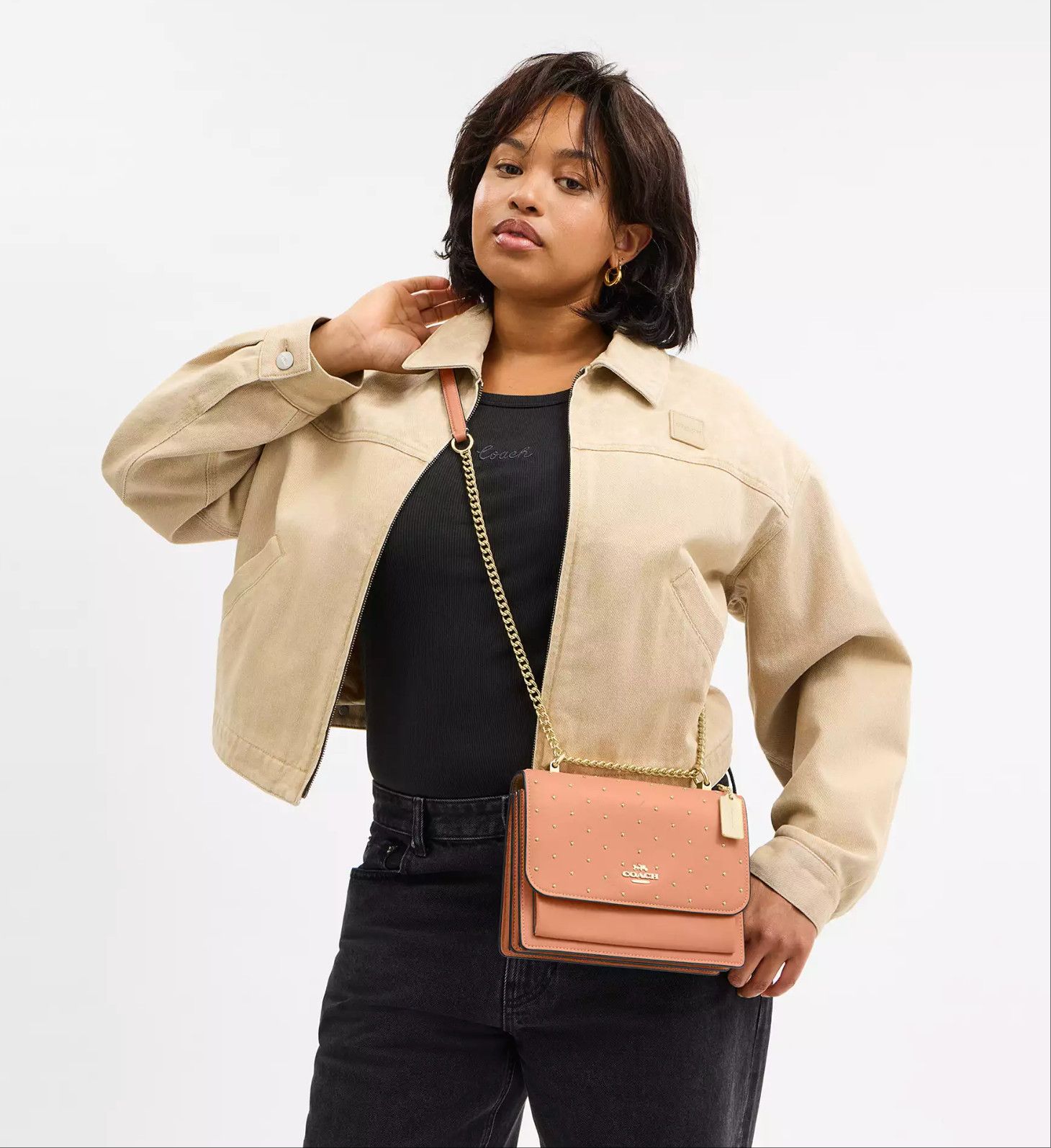 Coach Klare Crossbody Bag With Rivets CBH93 Size ONE SIZE - 11 Thumbnail