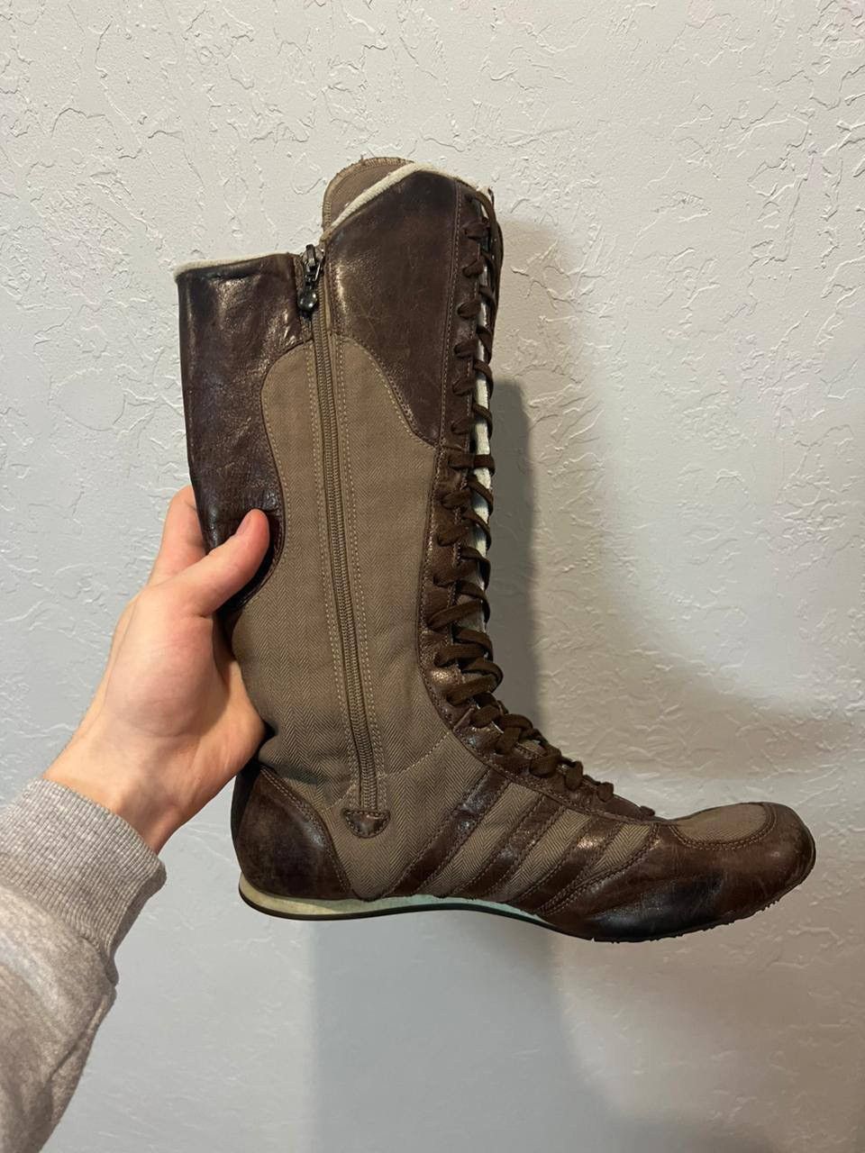 Adidas Vintage Adidas Midiru High Boxi Boots Leather y2k Size US 9 / EU 42 - 3 Thumbnail