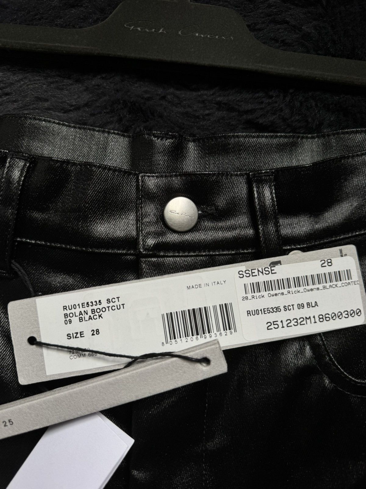 Rick Owens Rick Owens Black Bolan Bootcut Jeans Size US 28 / EU 44 - 3 Thumbnail