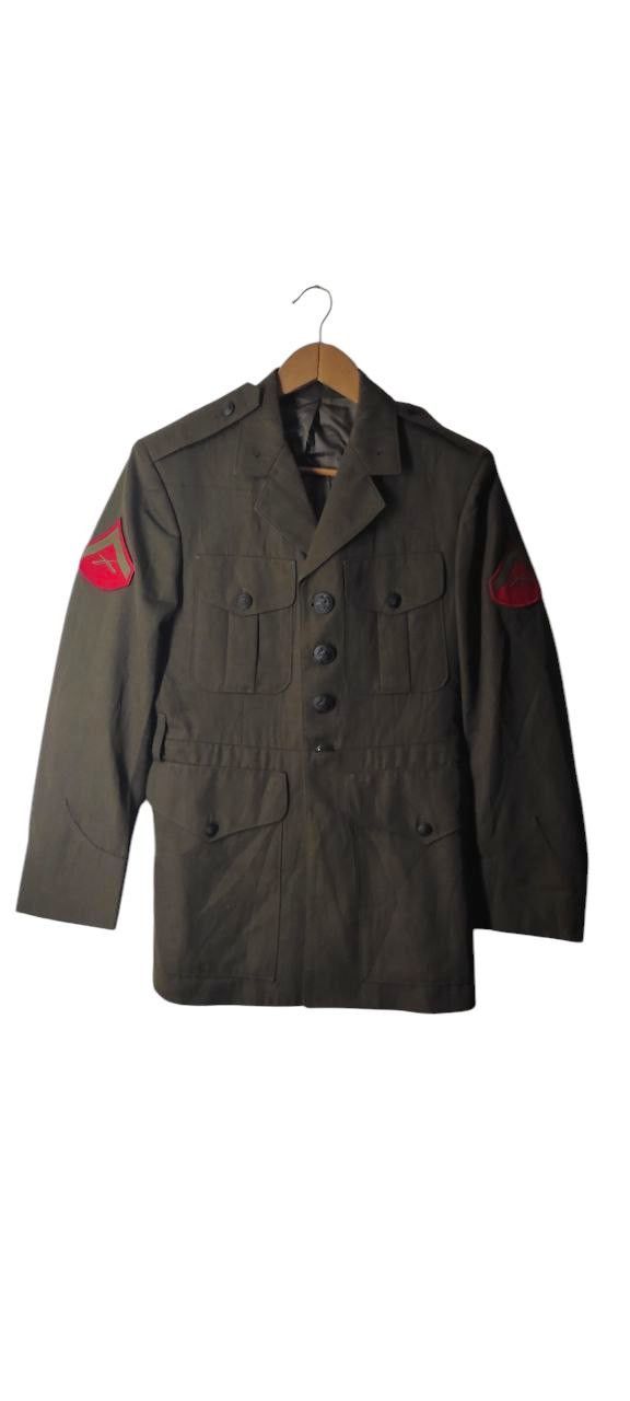 Vintage VINTAGE ARMY GREEN GENERAL MILITARY JACKET Size US S / EU 44-46 / 1 - 8 Thumbnail