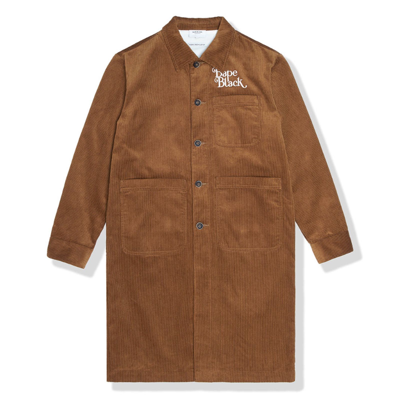 Bape BAPE Black Japan Corduroy Brown Down Work Jacket Size Large Size US L / EU 52-54 / 3 - 12 Thumbnail