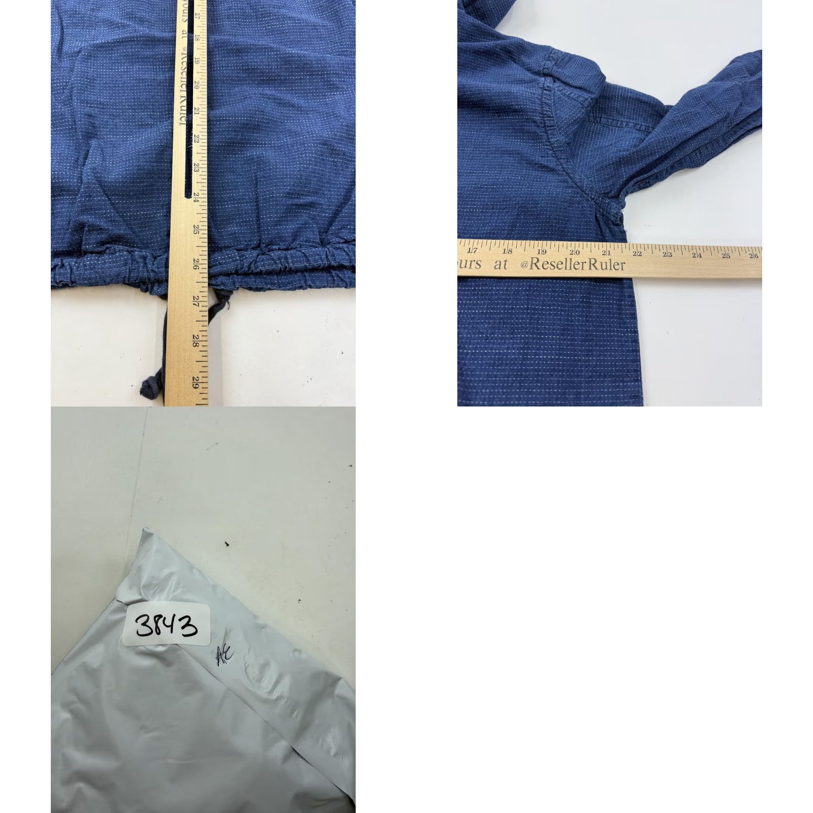 American Eagle Outfitters American Eagle Outfitters Jacket Mens M Blue Hooded Anorak Pullover Striped Lightweight Casual Spring Size US M / EU 48-50 / 2 - 9 Thumbnail