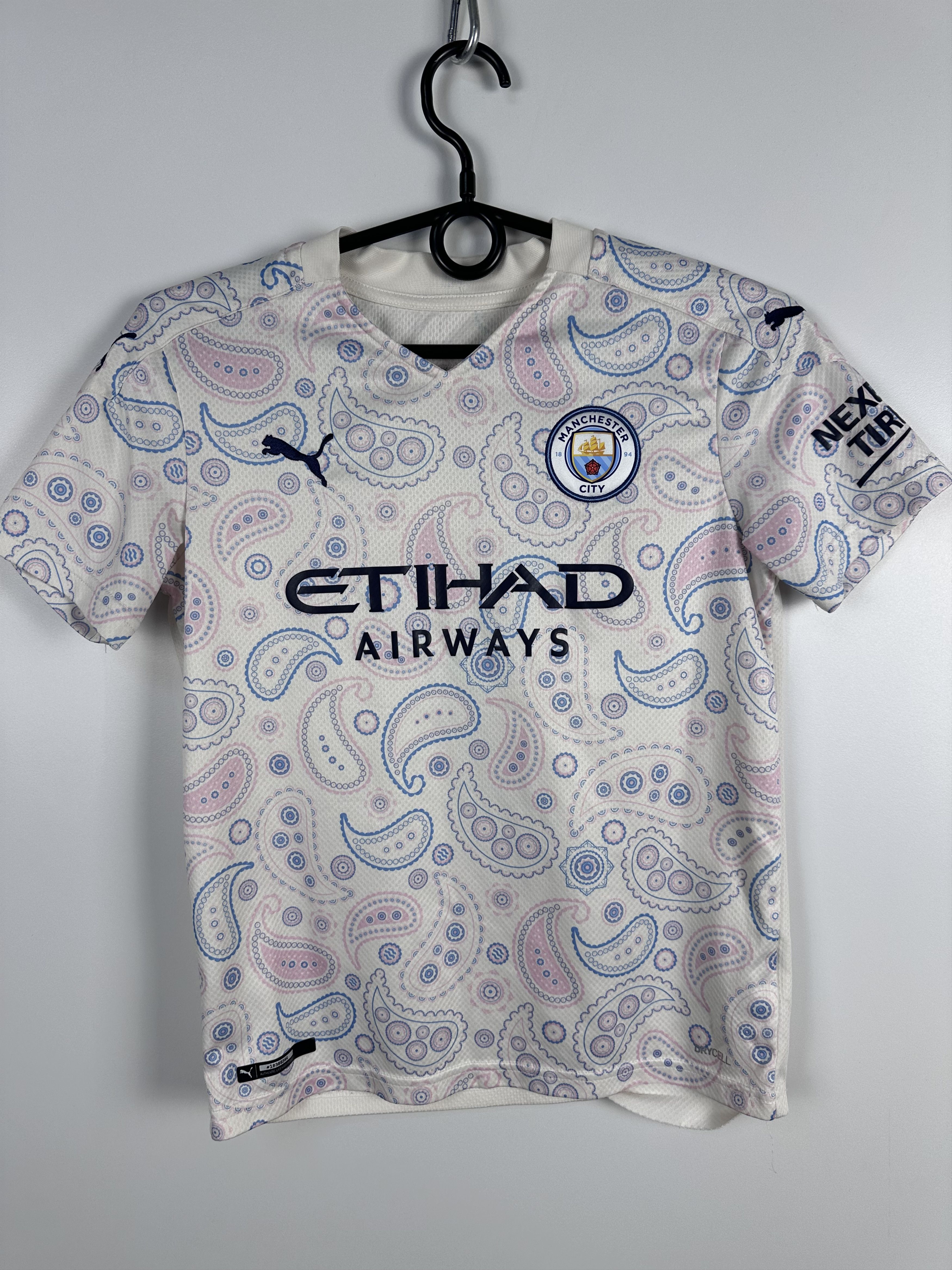 Puma Manchester City 2020 Football Soccer Jersey Sterling YOUTH M Size US XXS / EU 40 - 4 Thumbnail
