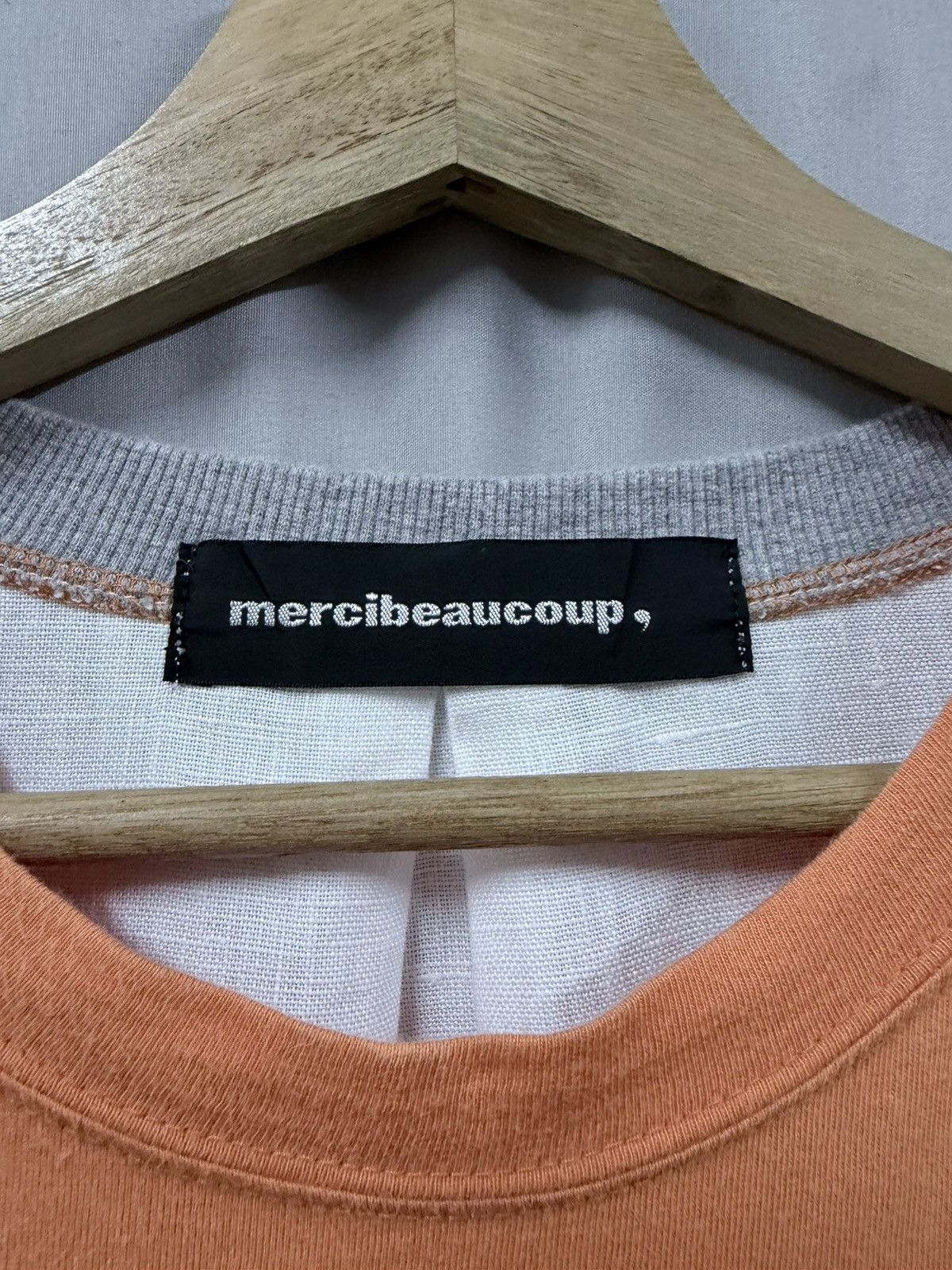 mercibeaucoup Mercibeaucoup,Miyake Design Hybrid Linen Cotton Tee Size US M / EU 48-50 / 2 - 10 Thumbnail