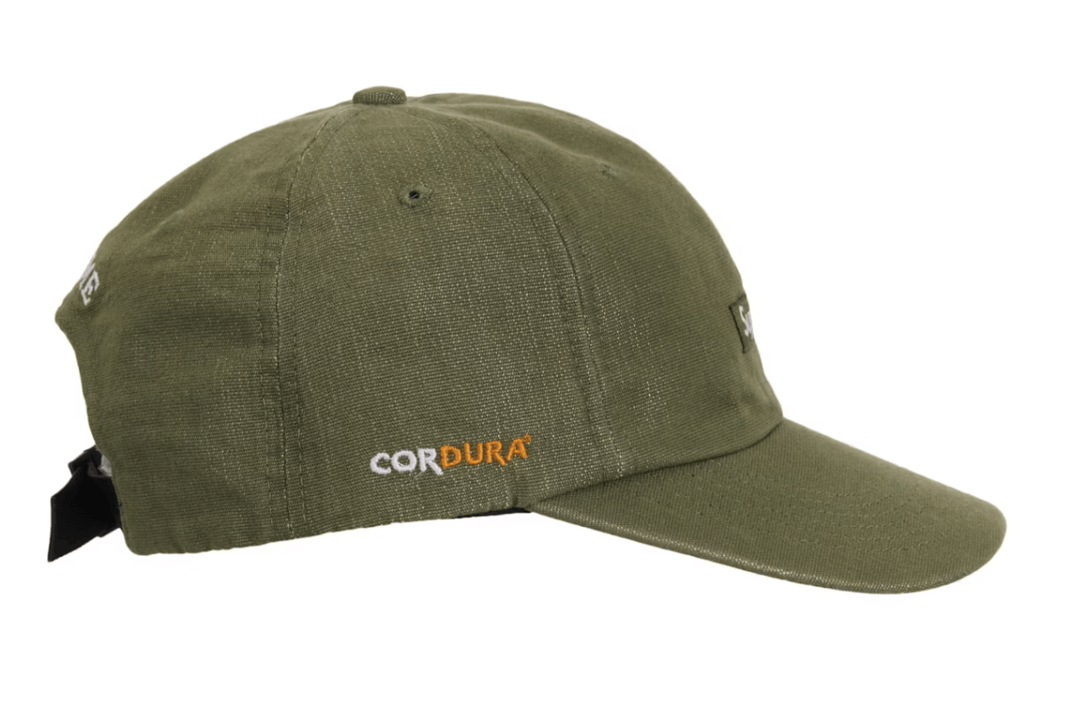 Supreme Supreme Cordura Denim Small Box 6-Panel Olive Sz Adjustable Size ONE SIZE - 2 Thumbnail
