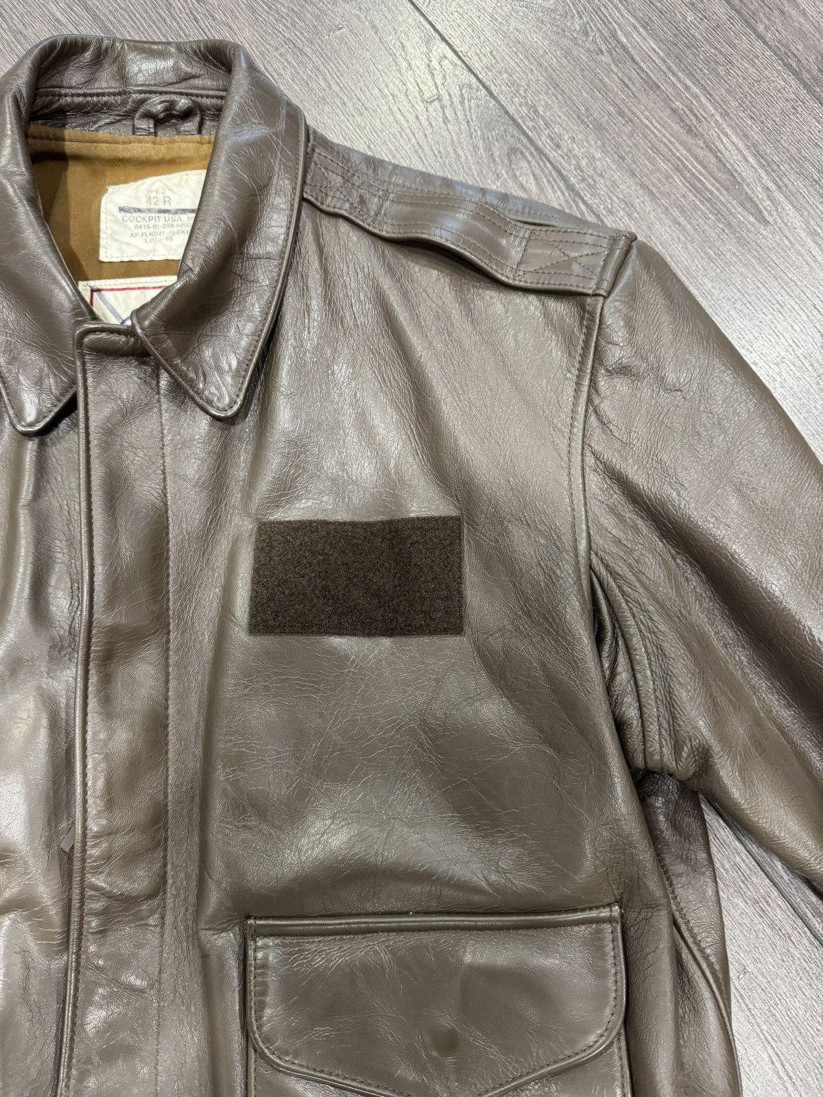 Cockpit USA Horsehide leather jacket Cockpit USA A-2 Flight Jacket 2007 Size US XL / EU 56 / 4 - 8 Thumbnail