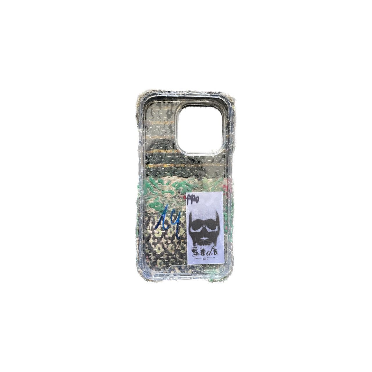image of Ends Repair Ends.rp “Boro” Iphone 14 Phone Case in Navy, Men's