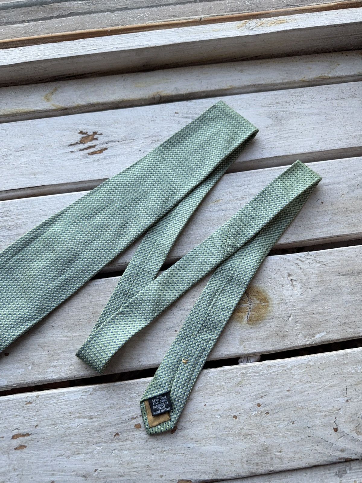 Designer × Yves Saint Laurent Vintage YSL Tie – 100% Silk Made in Italy Designer Size ONE SIZE - 3 Thumbnail