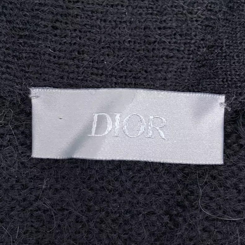 Dior Dior Co-branded black logo letter embroidery horsehair V-ne Size US S / EU 44-46 / 1 - 5 Thumbnail