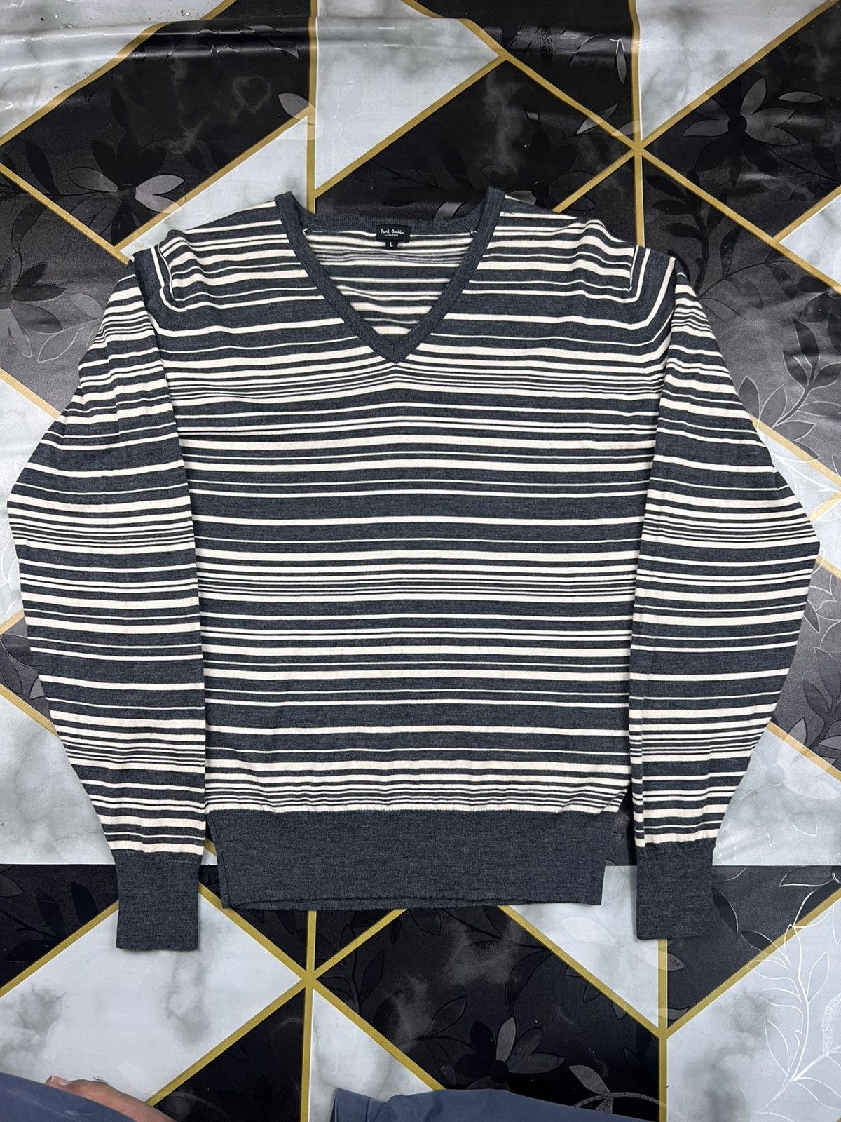 Paul Smith Paul Smith X John Smedley Stripe Wool Knit Sweaters Size US L / EU 52-54 / 3 - 1 Thumbnail