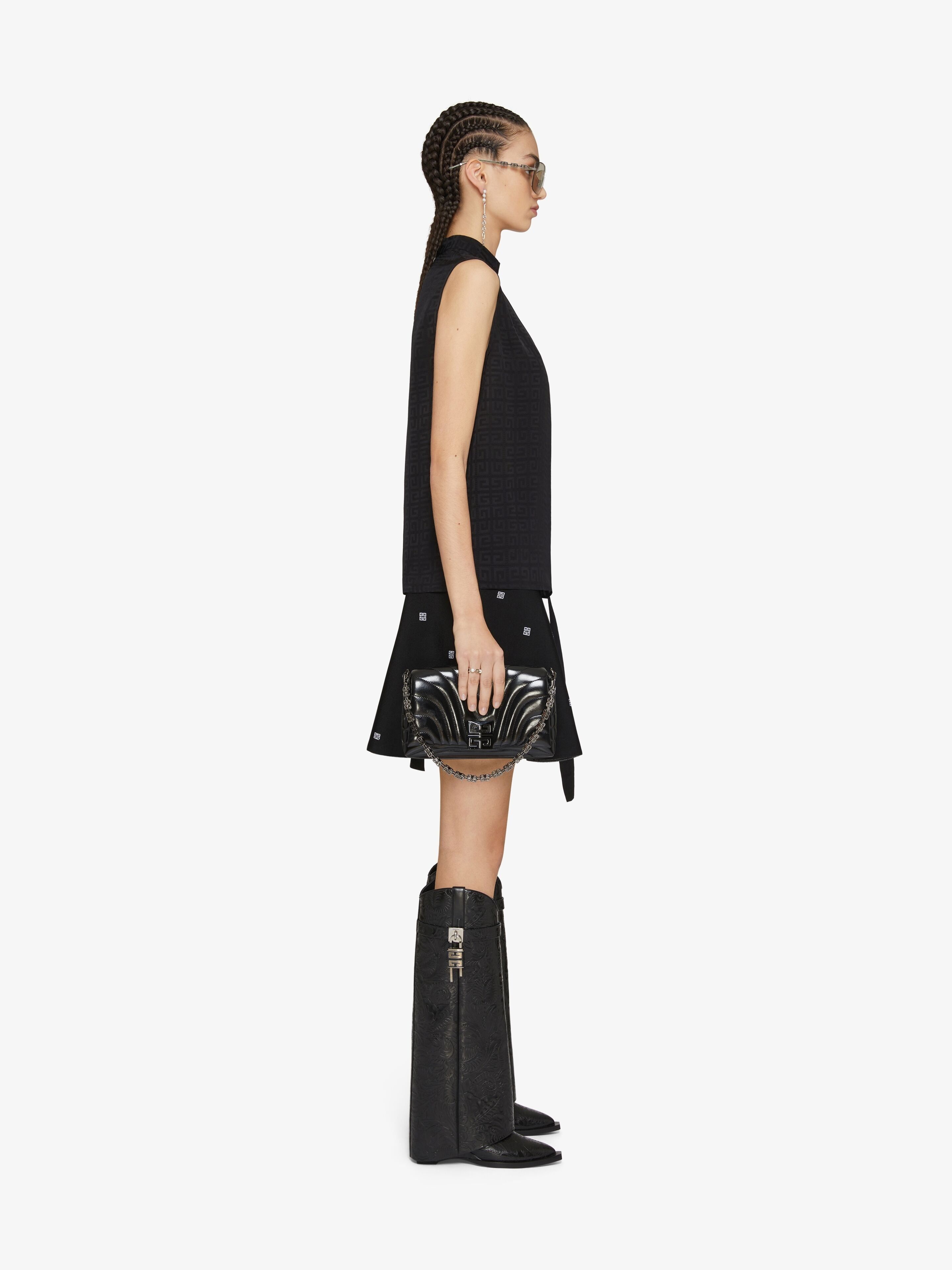 Givenchy o1w1db10325 Sleeveless Lavaliere Top in Black Size M / US 6-8 / IT 42-44 - 3 Thumbnail