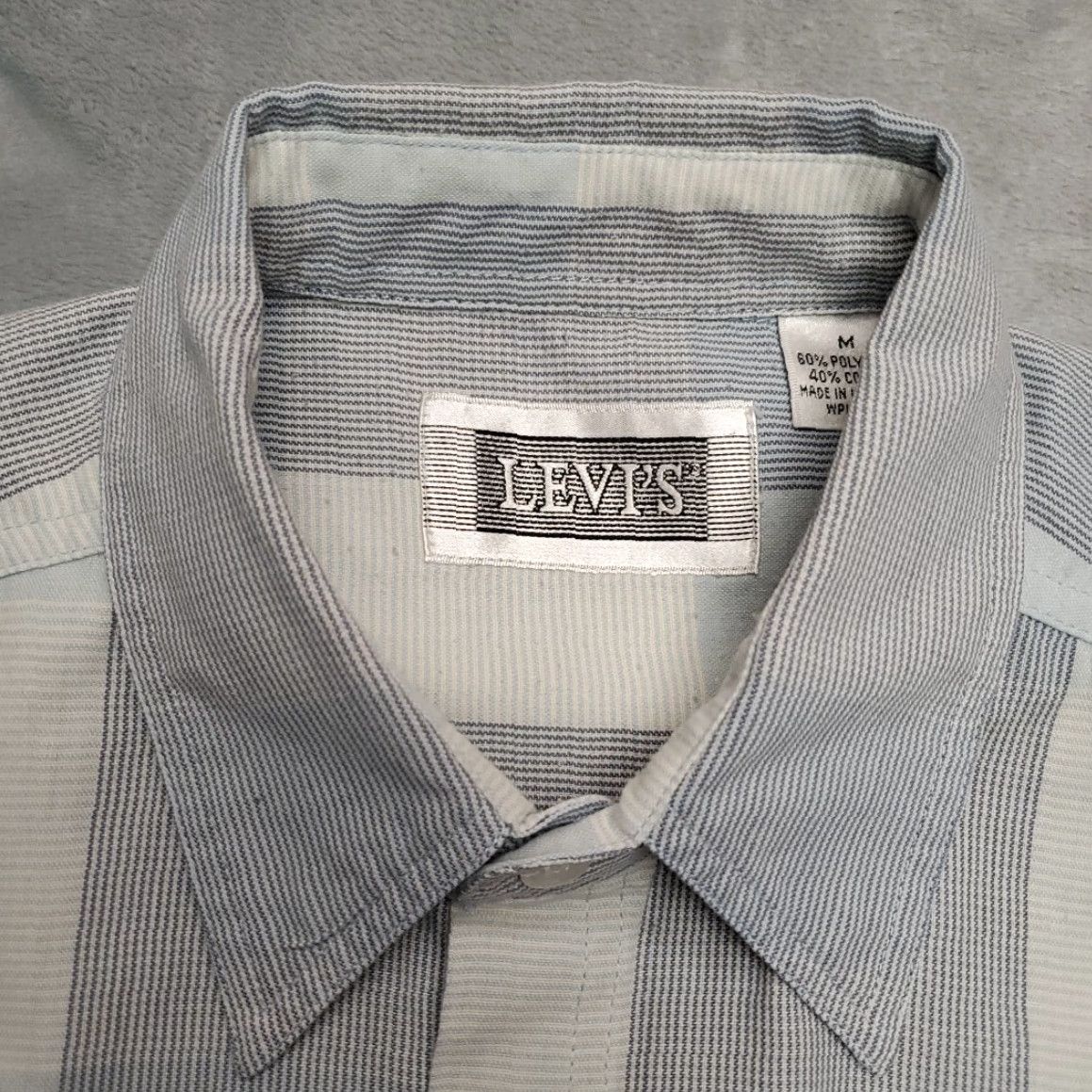 Levi's VINTAGE Levis Shirt Mens M Blue Plaid BIG E Silver Label Short Sleeve Retro Shirt Mens M Blue Plaid BIG E Silver Label Short Sleeve Retro Size US M / EU 48-50 / 2 - 6 Thumbnail