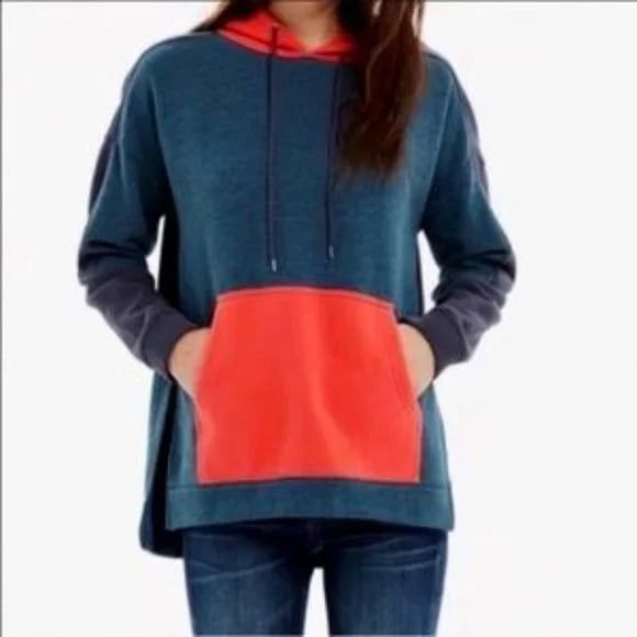 Madewell Madewell colorblocked hooded sweatshirt with split hem Size S / US 4 / IT 40 - 1 Thumbnail