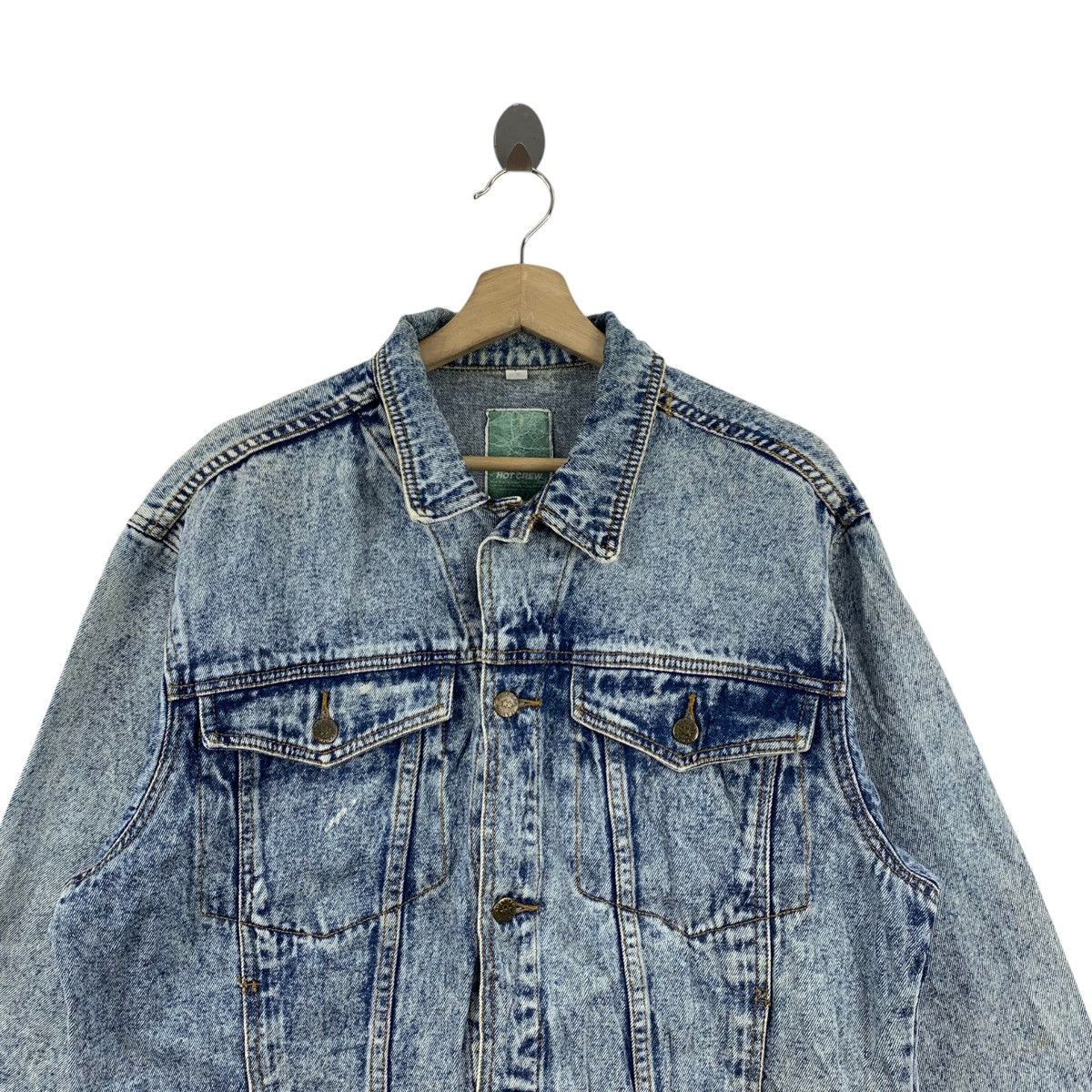 Japanese Brand HOT CREW Japan Type-3 Motorcycle Bike Jeans Jacket Size US L / EU 52-54 / 3 - 2 Thumbnail