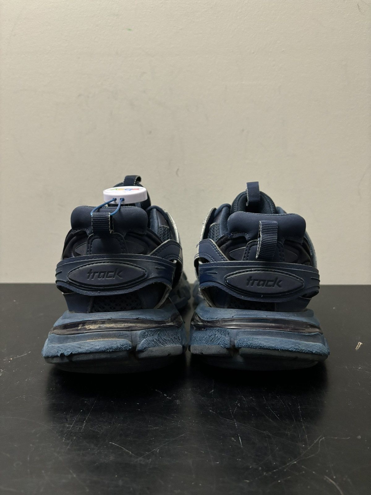 Balenciaga Balenciaga Track Runner Navy Blue Size US 7 / EU 40 - 5 Thumbnail