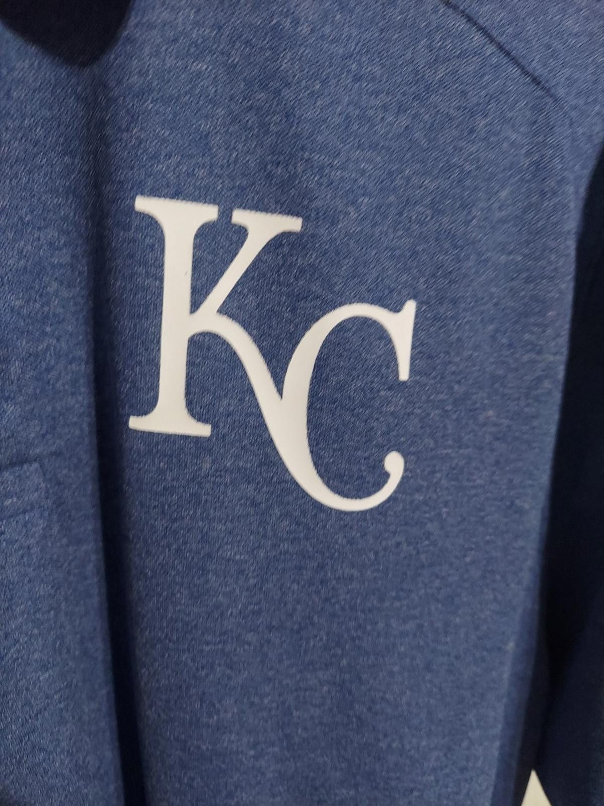 Nike KANSAS CITY ROYALS POLO L Dri Fit Cool Base Blue Size ONE SIZE - 4 Thumbnail