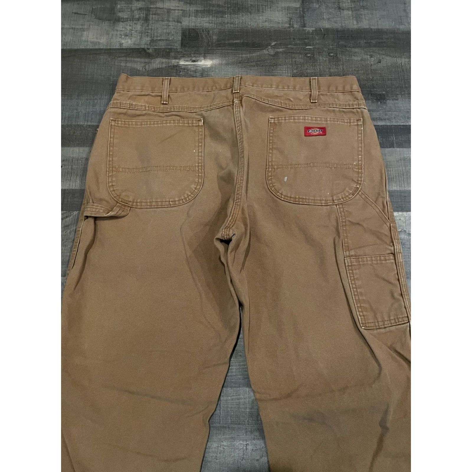 Dickies VINTAGE Dickies Work Pant Pants Mens 38x32 Brown Cargo Straight 80s 90s Grunge Hip Hop Hipster Logo Size US 38 / EU 54 - 5 Thumbnail