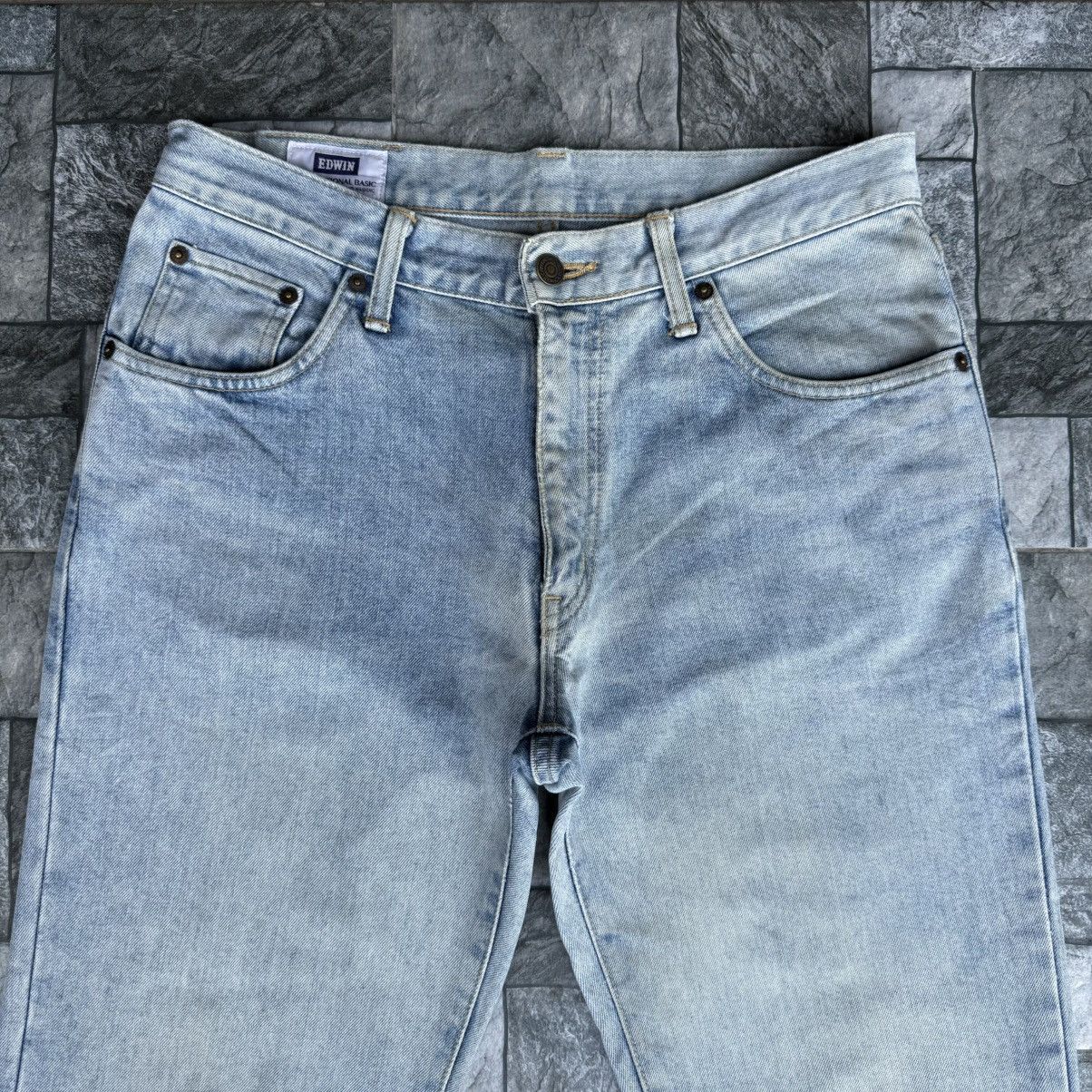 Edwin Vintage Edwin Faded Blue Denim Jean Pants W32 Size US 32 / EU 48 - 2 Thumbnail