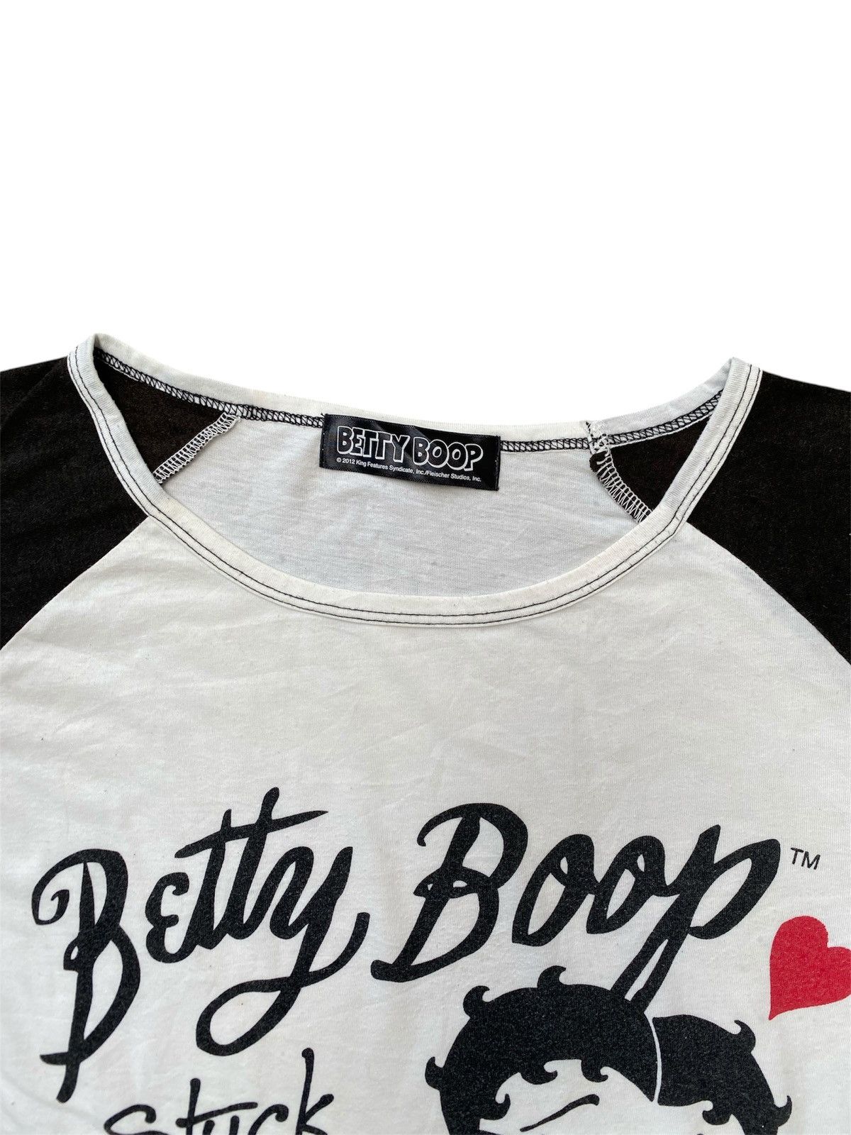 Anime Betty Boop Raglan Tshirt Size M / US 6-8 / IT 42-44 - 4 Thumbnail