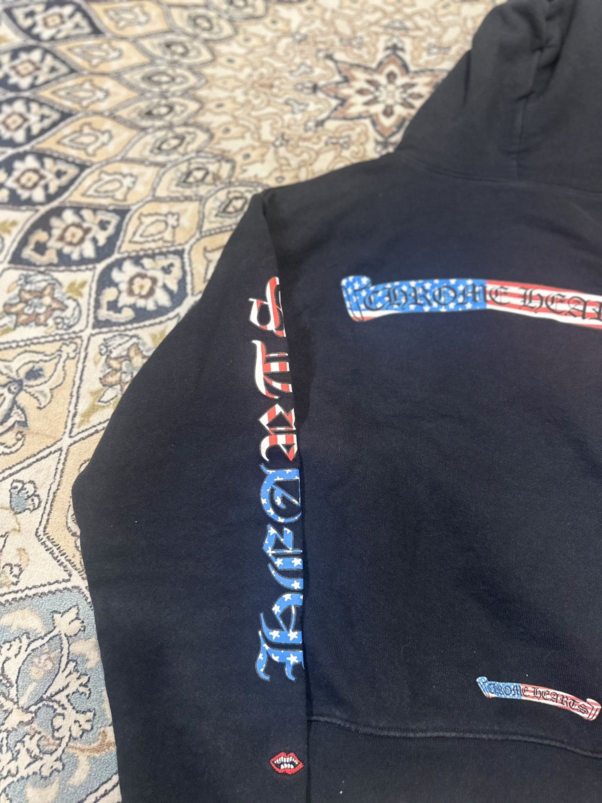 Chrome Hearts Chrome Hearts American Flag Hoodie Size US S / EU 44-46 / 1 - 6 Thumbnail