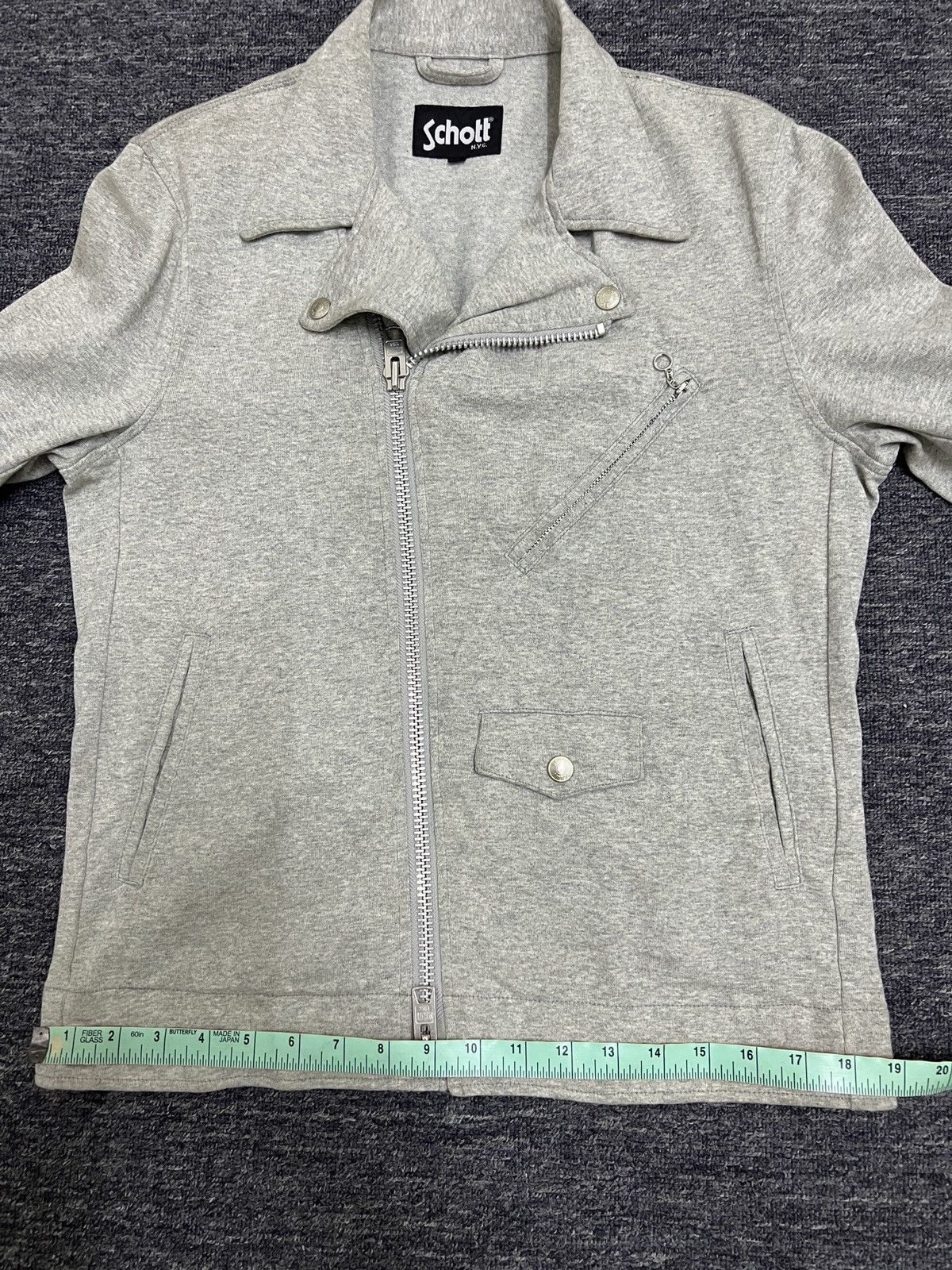 Schott Vintage Schott Double Collar Perfecto Cotton Sweats Jacket Size US M / EU 48-50 / 2 - 11 Thumbnail