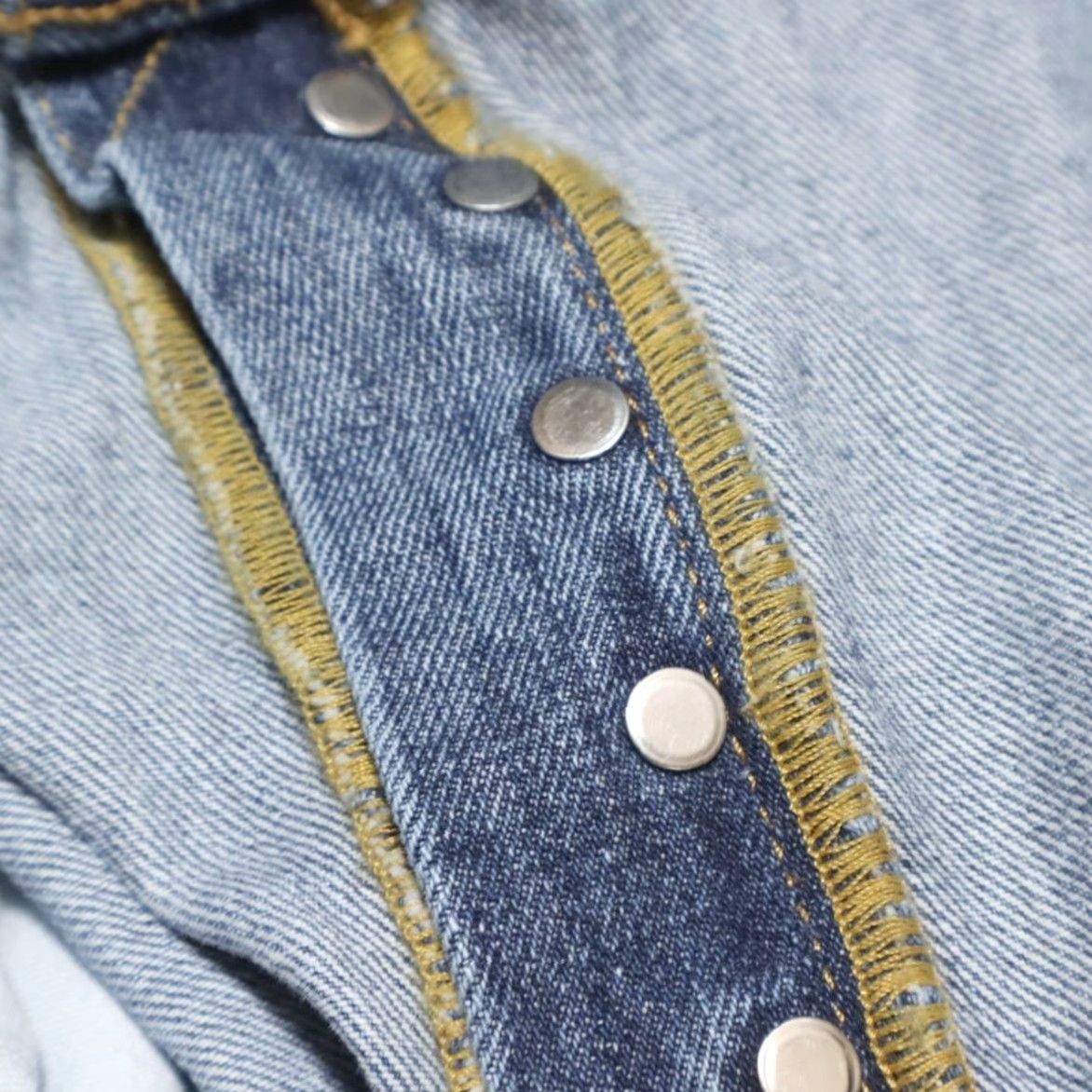 Denime Levis 501 Button Fly Cotton Denim Jeans Pants Blue Men's 40 Size US 40 / EU 56 - 8 Thumbnail