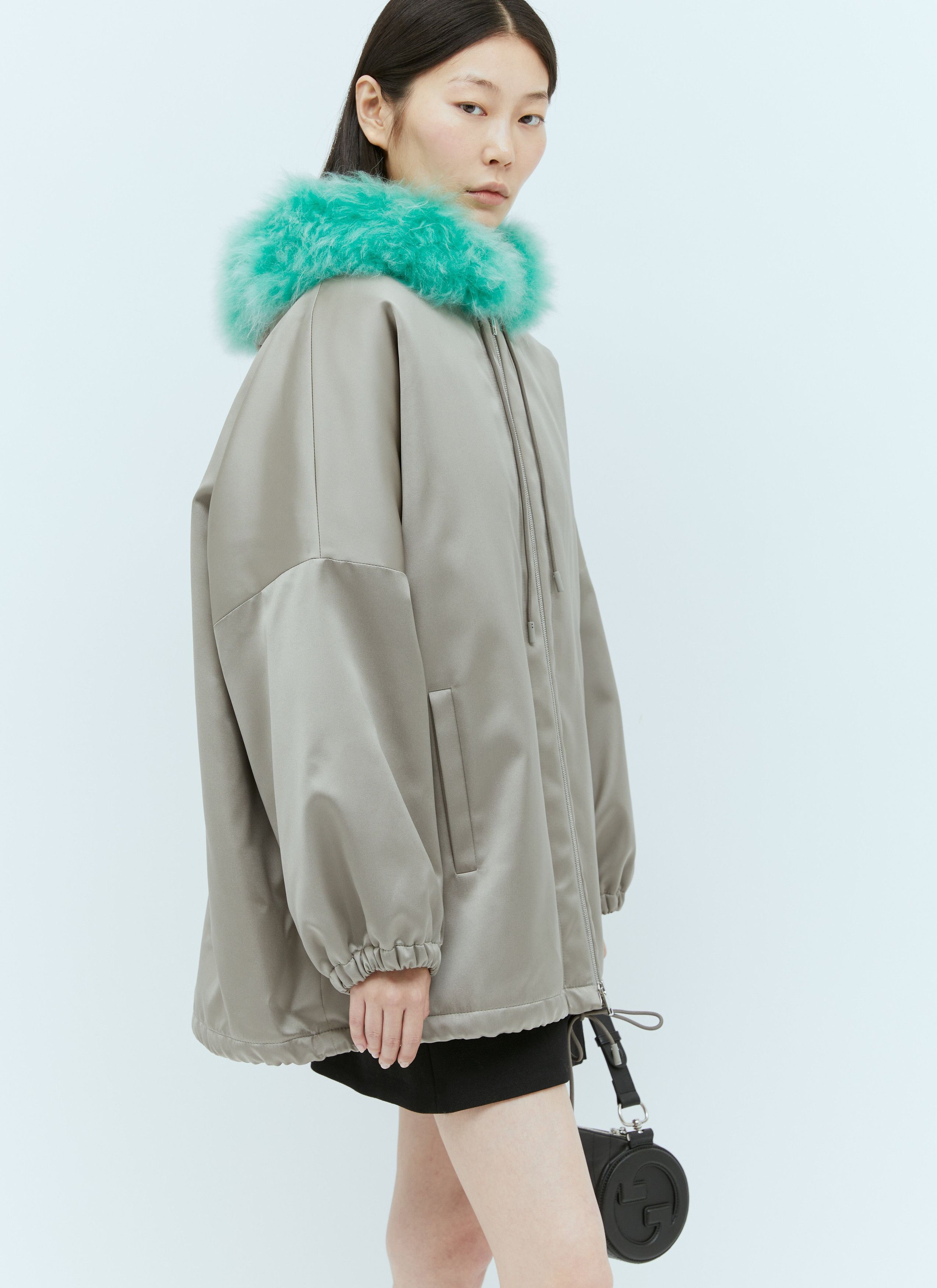 Gucci Satin Bomber Jacket Size S / US 4 / IT 40 - 1 Thumbnail
