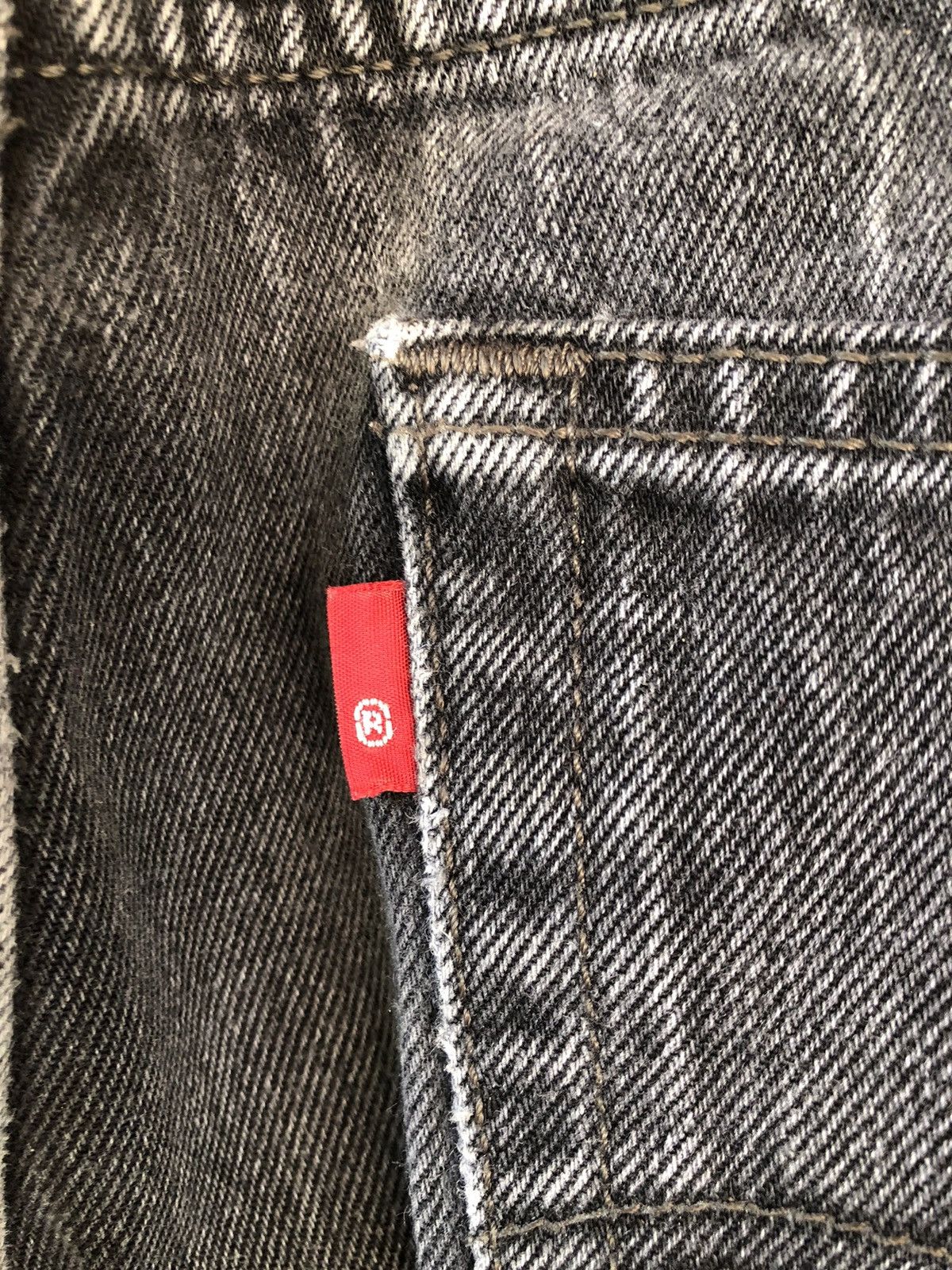 Levi's Vintage Clothing × Vintage Vintage LEVIS 501 Flat Black Button Fly Jeans Size US 38 / EU 54 - 5 Thumbnail