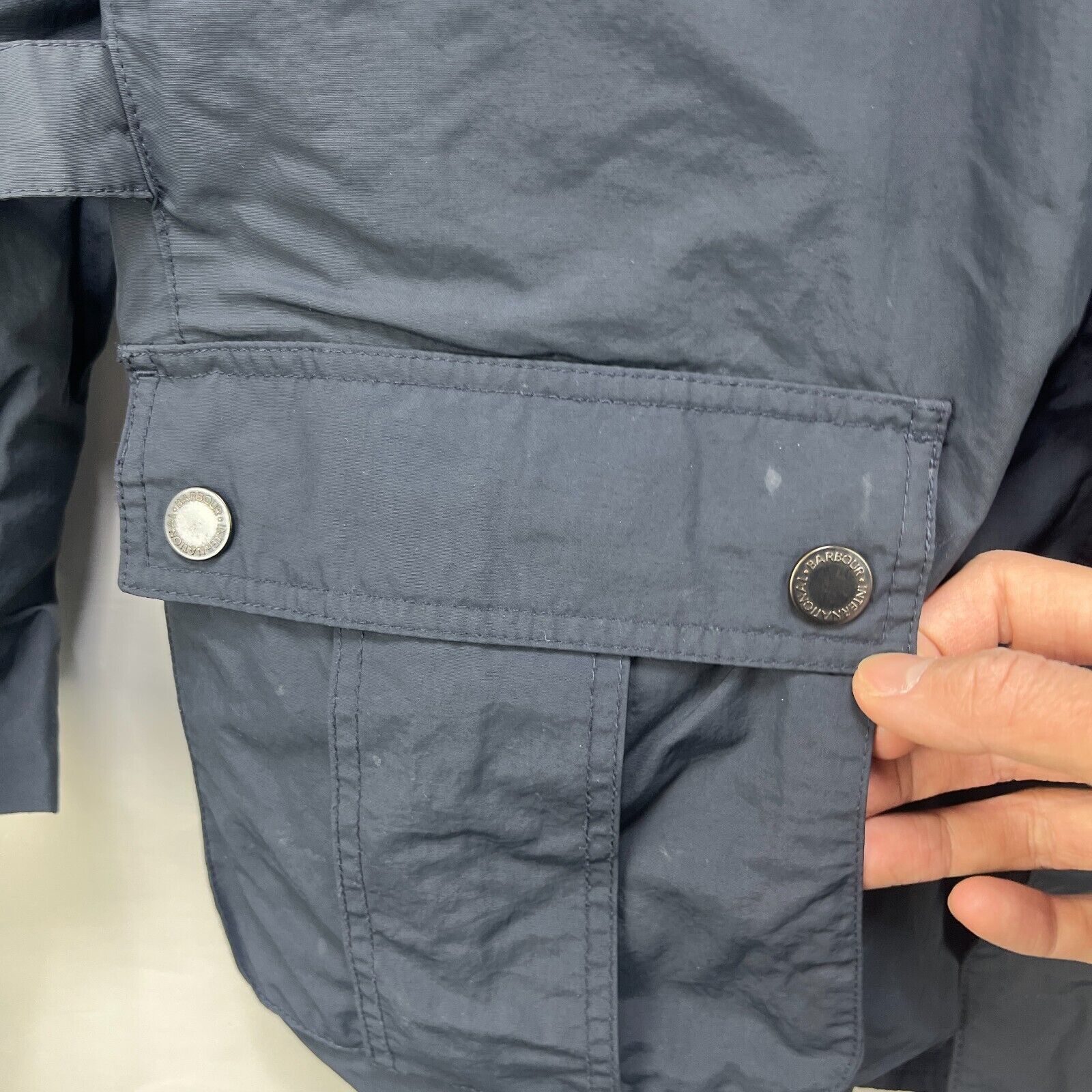 Barbour × Vintage Barbour International Guard Casual Biker Jacket XL Parka Size US XL / EU 56 / 4 - 6 Thumbnail