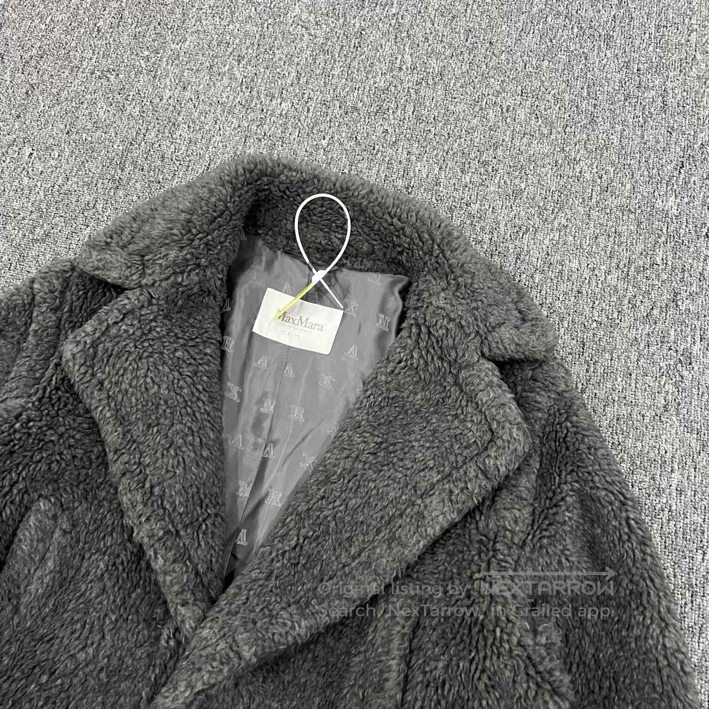 Max Mara MaxMara size 38 Short gray teddy bear jacket| Size M / US 6-8 / IT 42-44 - 4 Thumbnail