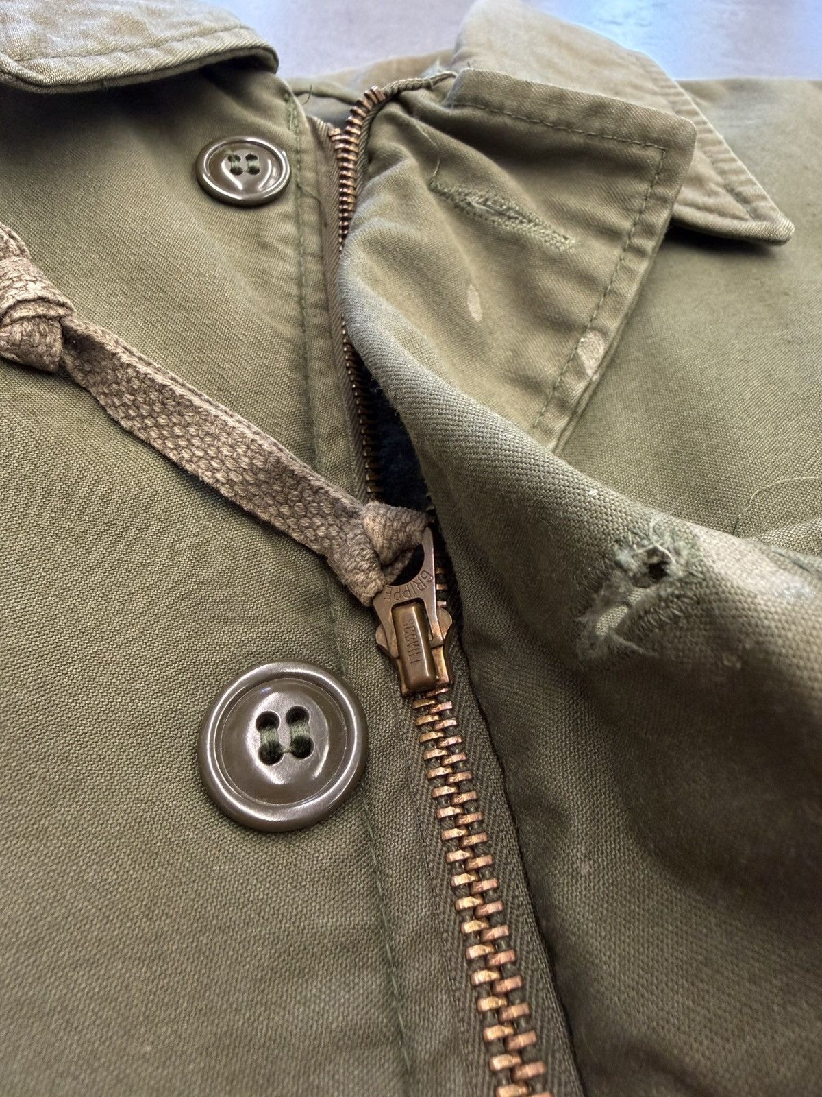 Other 1985 Vintage NDSTC Military Distressed Jacket Size US M / EU 48-50 / 2 - 7 Thumbnail