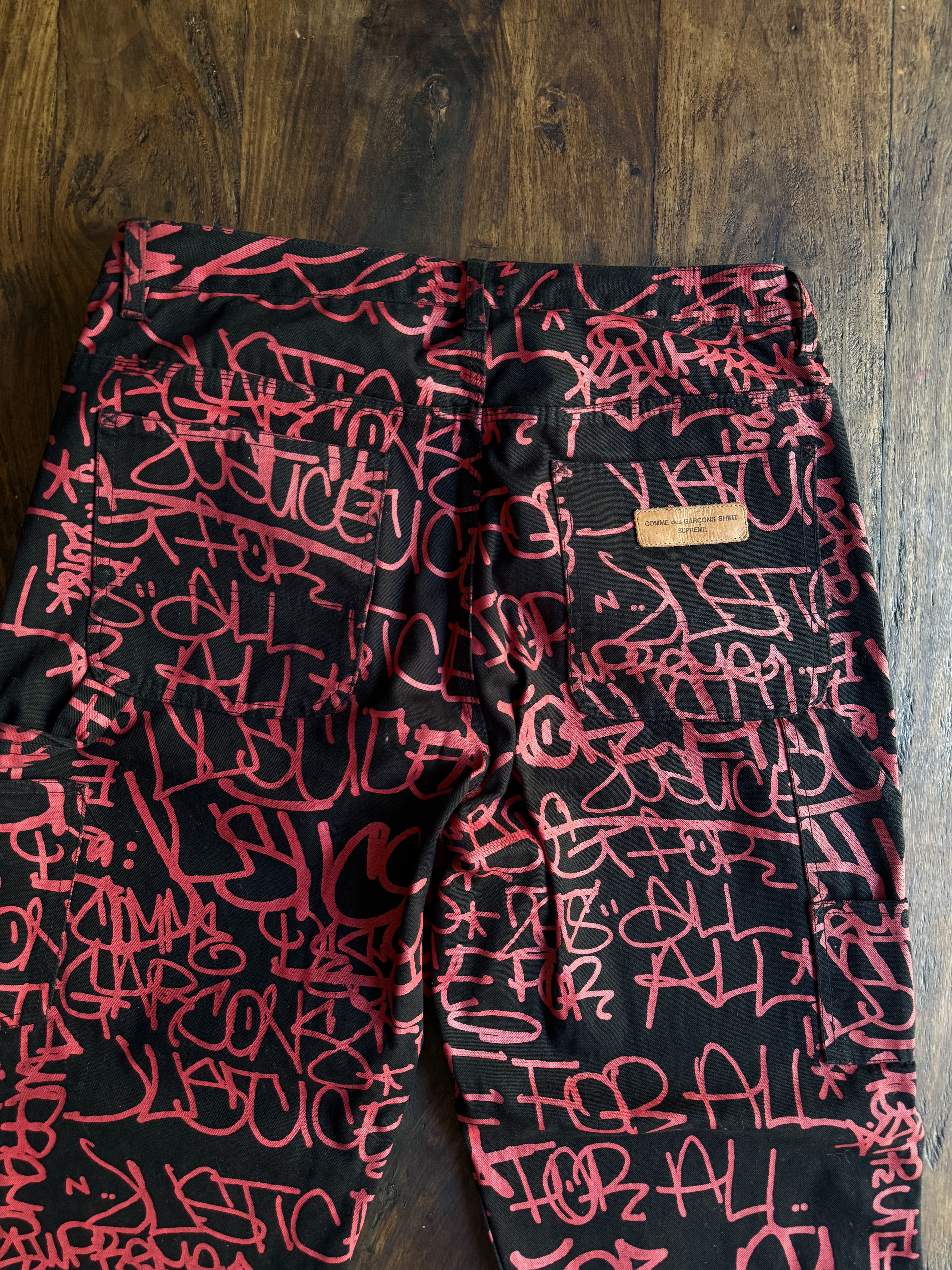 Supreme Rare Supreme x Comme des Garçons collab pants Size US 32 / EU 48 - 4 Thumbnail