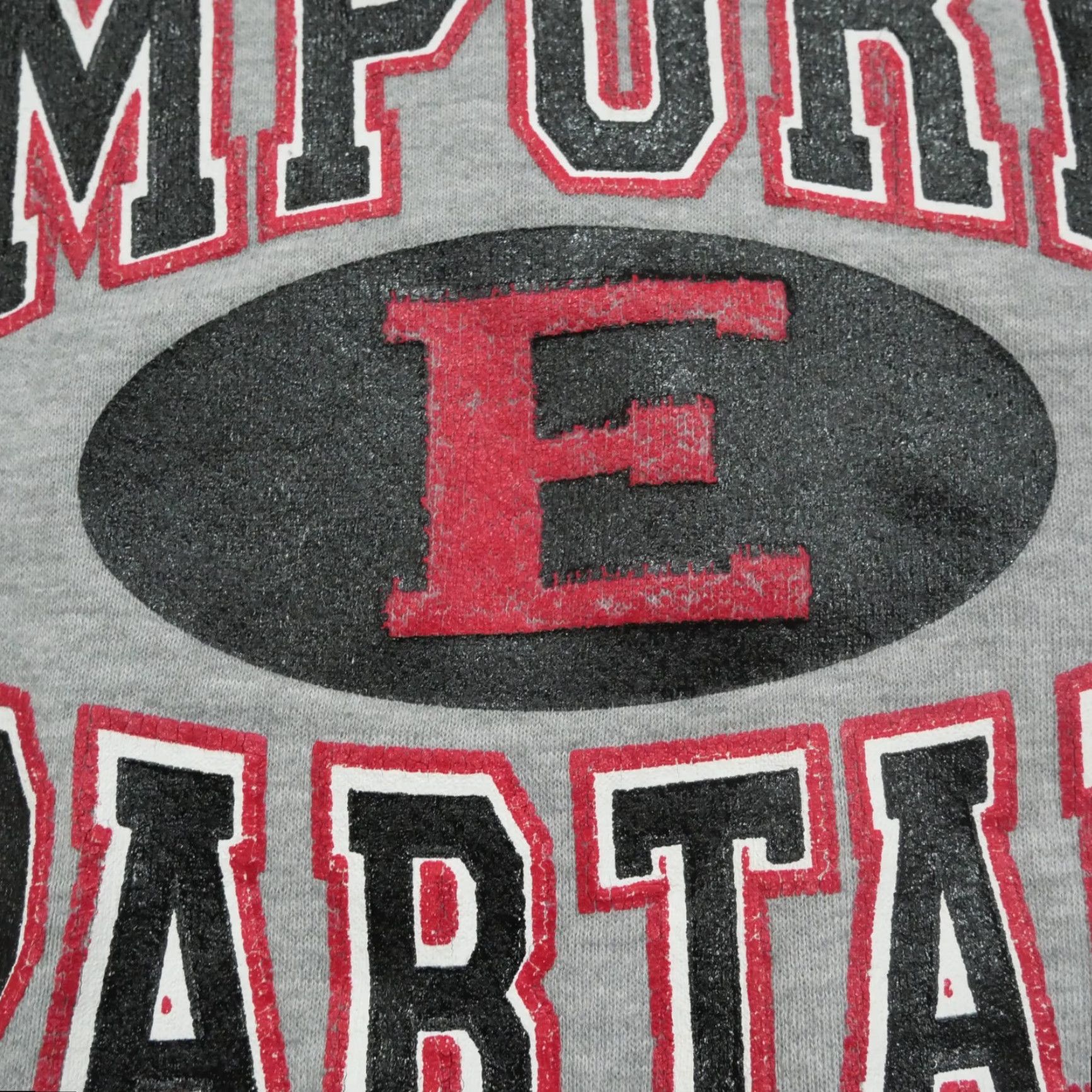 Russell Athletic VINTAGE Russell Athletic Sweatshirt Mens XL Grey Pullover 90s Spartans Emproia? (Original says Emporia) Size US XL / EU 56 / 4 - 3 Thumbnail