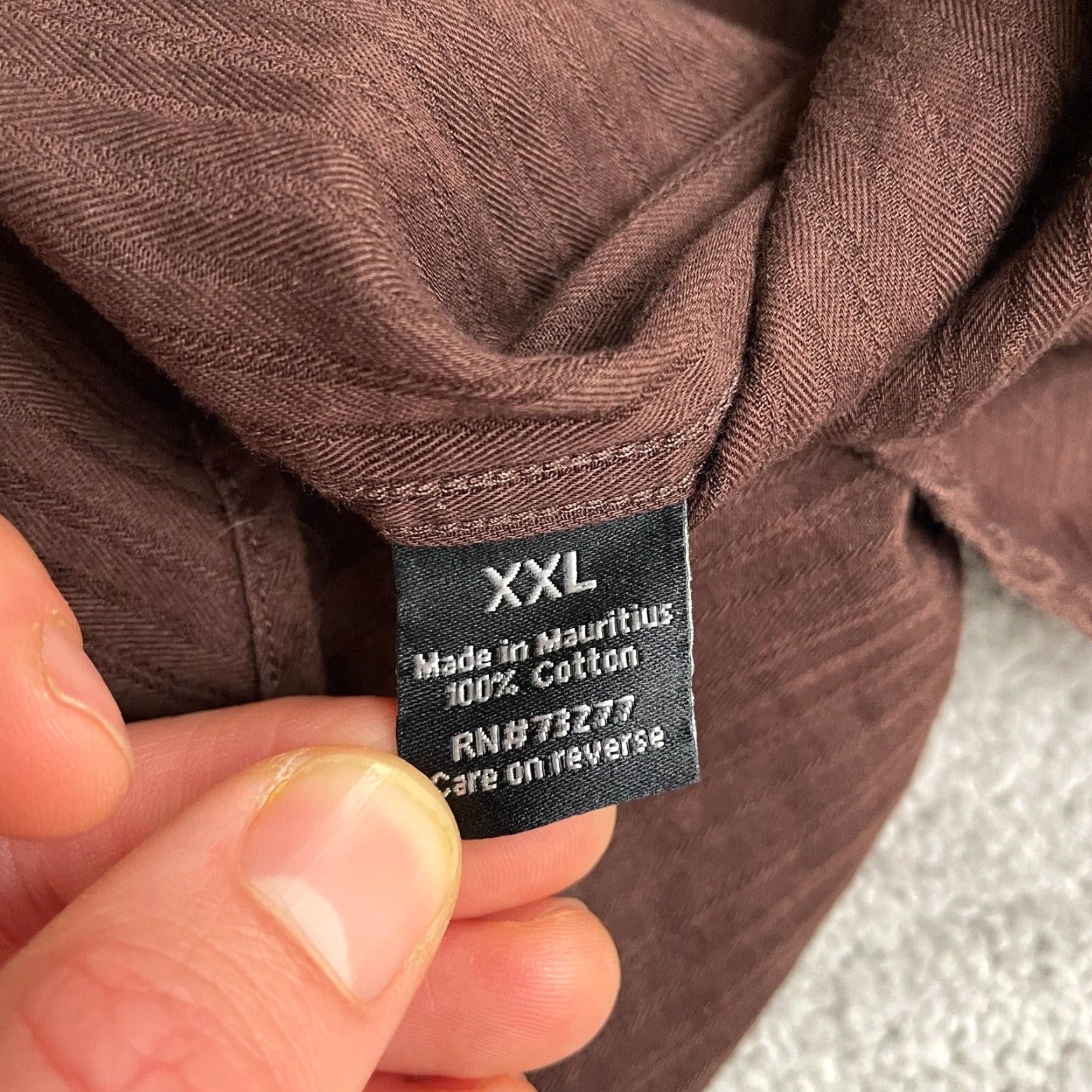 Apt. 9 Apt. 9 Shirt Mens 2XL Brown Long Sleeve Button-Down 100% Cotton Workwear Casual Size US XXL / EU 58 / 5 - 5 Thumbnail