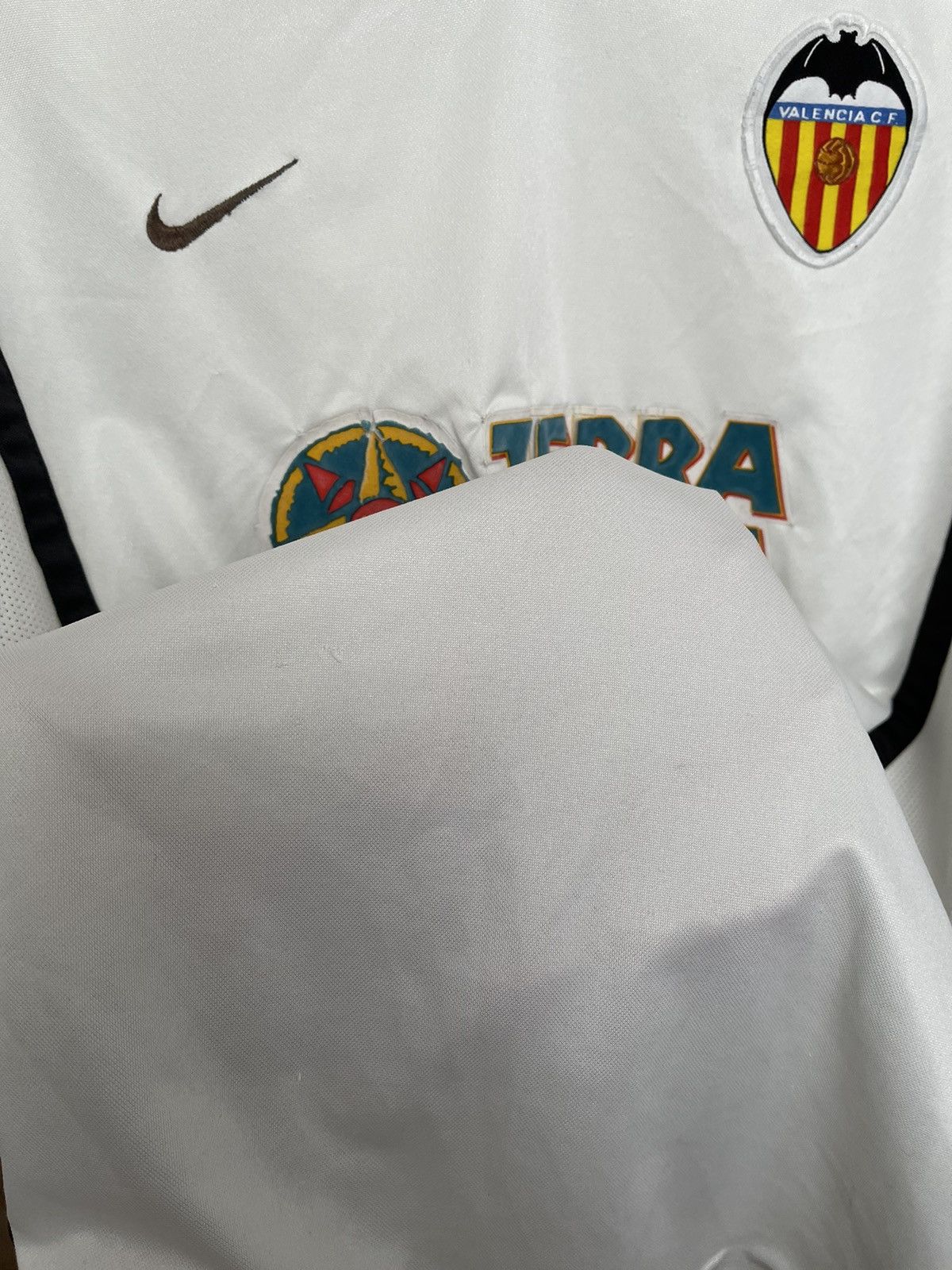 Nike 2000/2001 Nike Valencia Vintage Soccer Jersey T-Shirt Tee Size US L / EU 52-54 / 3 - 14 Thumbnail