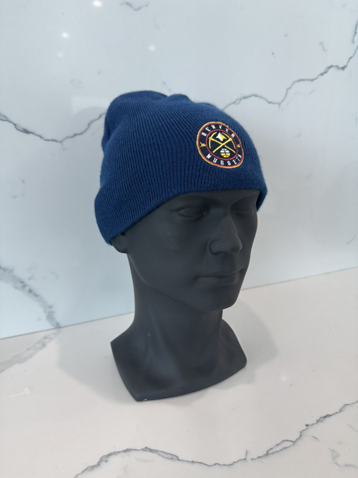 NBA Vintage Y2K Denver Nuggets NBA Skully Beanie Hat Size ONE SIZE - 3 Thumbnail