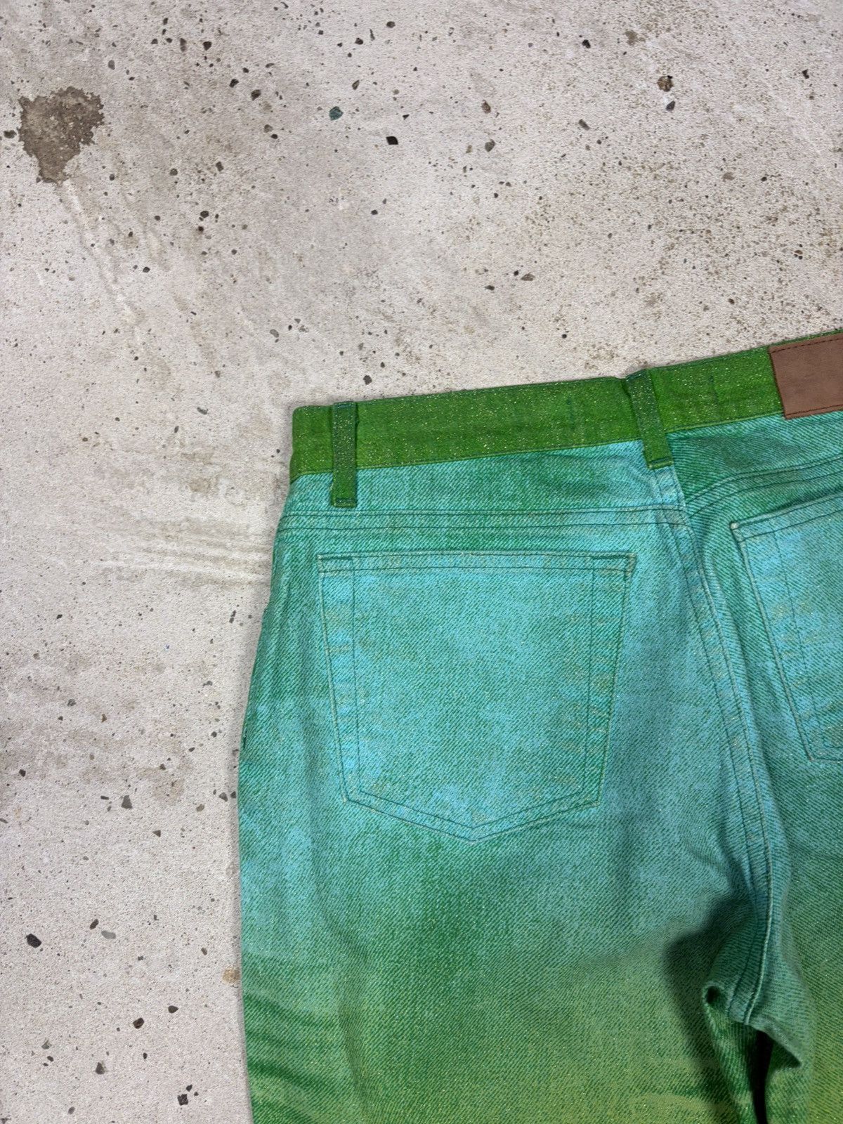 Just Cavalli Vintage 2000s Roberto Just Cavalli Psychodelic Flare Pants Size 27" / US 4 / IT 40 - 18 Thumbnail