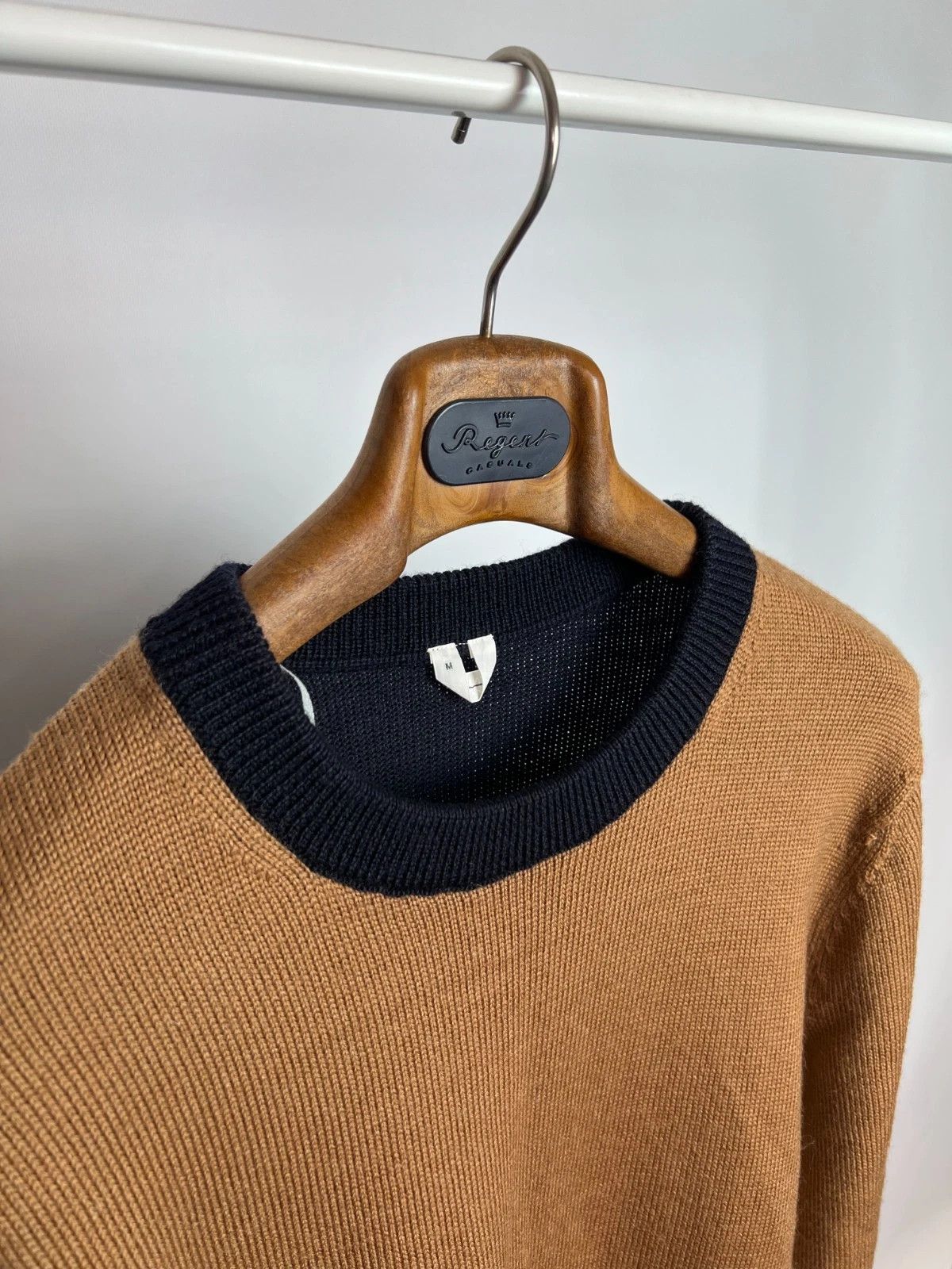 Arket Arket Knitwear Colour Block Wool Jumper Sweater Crew Neck Size US M / EU 48-50 / 2 - 3 Thumbnail