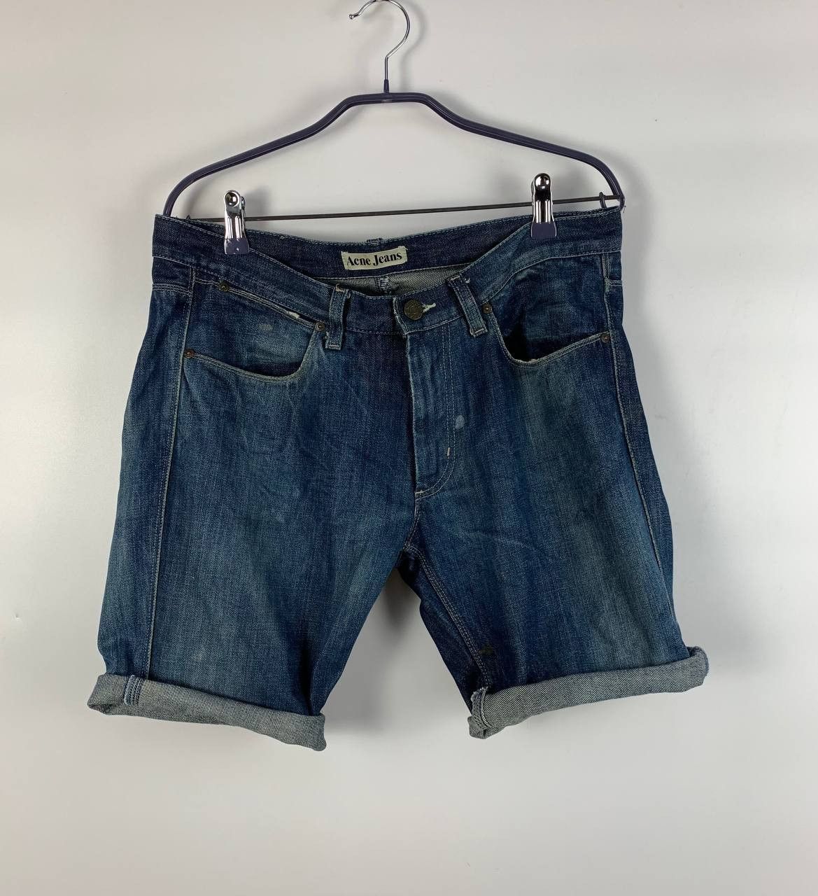 Acne Studios Acne Jeans shorts blue denim 33 Size US 33 - 1 Thumbnail