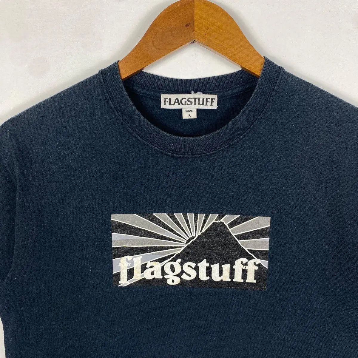 Flagstuff FLAGSTUFF Box Logo Graphic Tee Shirt Small Size Size US S / EU 44-46 / 1 - 2 Thumbnail