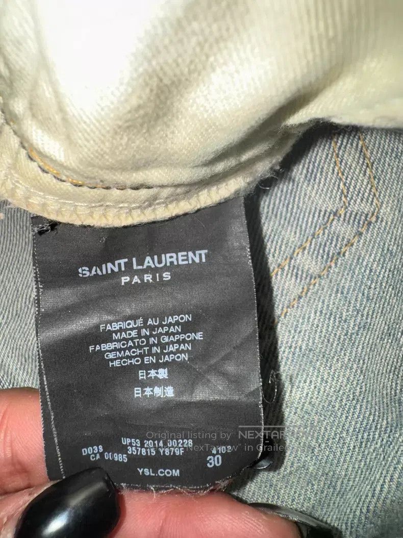 Saint Laurent Paris #REF! Size US 29 - 7 Thumbnail