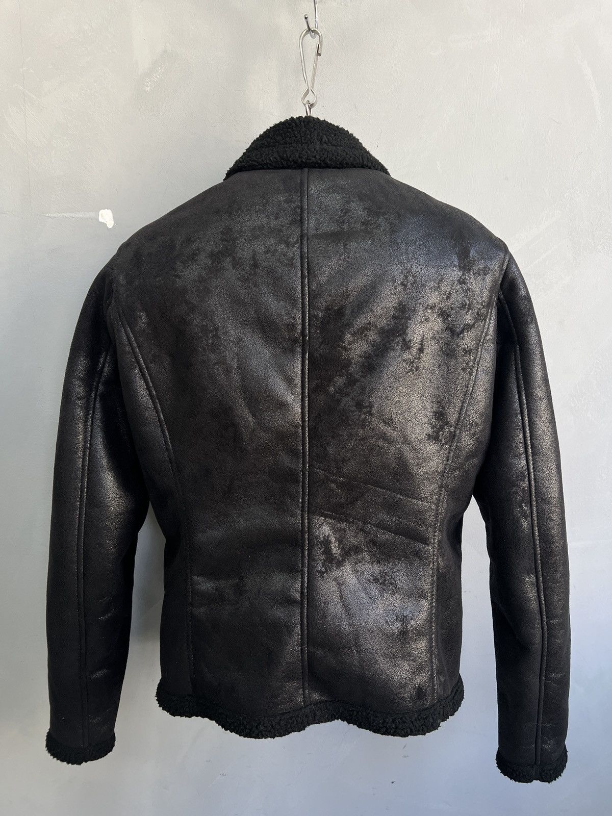 Armani Armani Exchange faux leather archive 2010 avant garde jacket Size US S / EU 44-46 / 1 - 7 Thumbnail