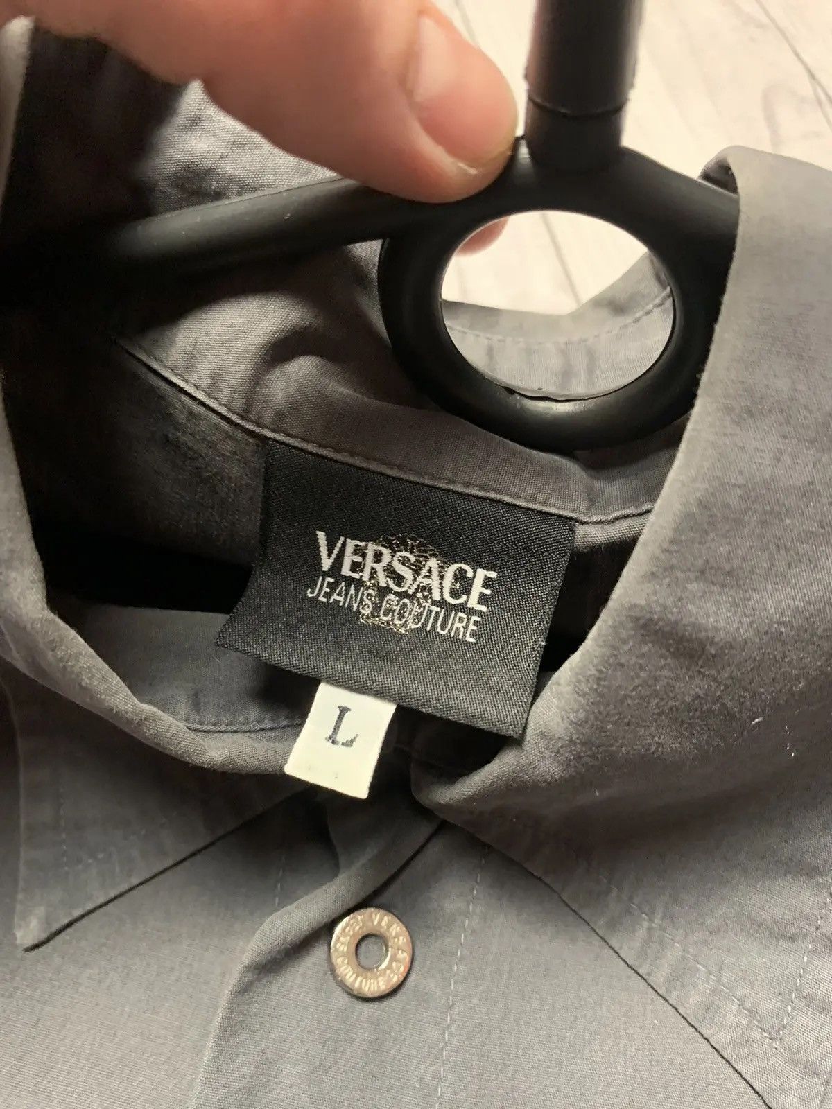 Versace Jeans Couture Vintage Versace jeans couture shirt logo size L Size US L / EU 52-54 / 3 - 6 Thumbnail