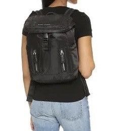 Marc Jacobs Marc Jacobs Mallorca Backpack Black Nylon Leather Size ONE SIZE - 4 Thumbnail