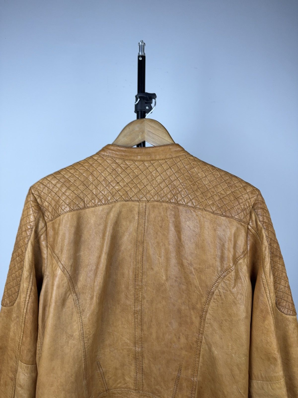 Genuine Leather Archive Y2K Leather Biker Moto Avant Garde Jacket Cafe Racer Size L / US 10 / IT 46 - 9 Thumbnail