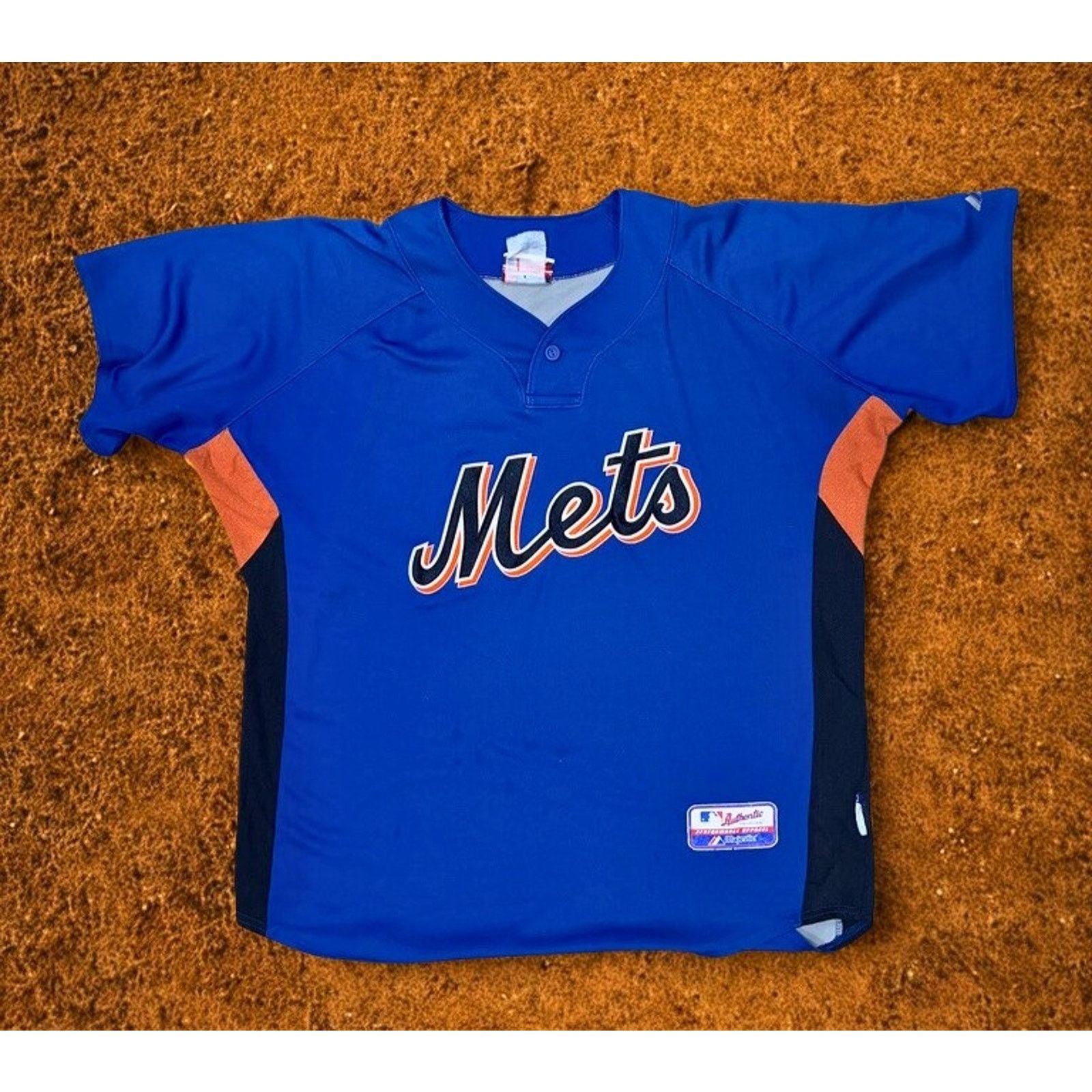 Majestic New York Mets Majestic Cool Base Jersey Medium Authentic MLB Size US M / EU 48-50 / 2 - 1 Thumbnail